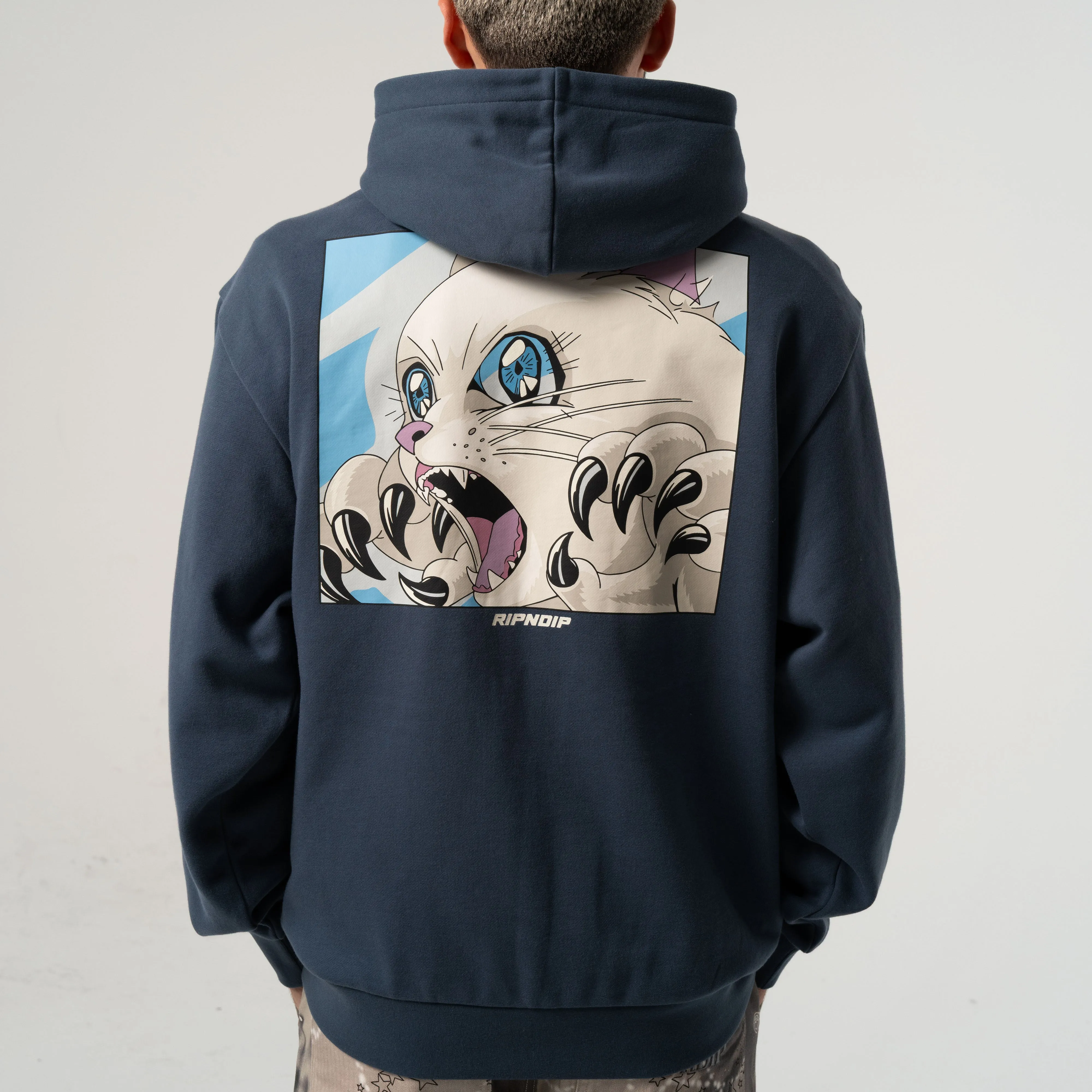 Metal Claw Hoodie (Navy) sold by Ripndip product image thumbnail 2