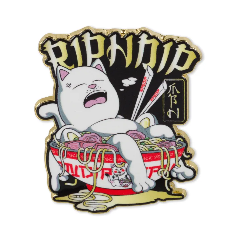 Noodle Nerm Pin (Multi) sold by Ripndip