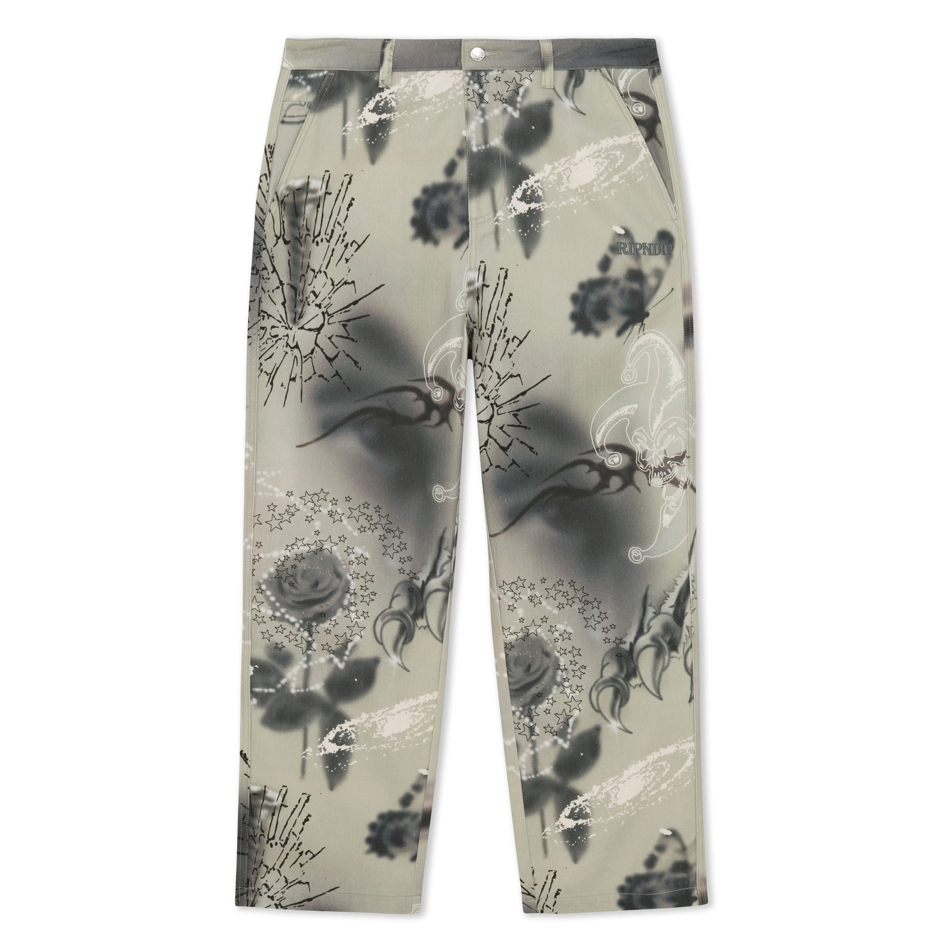 Stargazing Carpenter Straight Leg Pants (Multi) sold by Ripndip