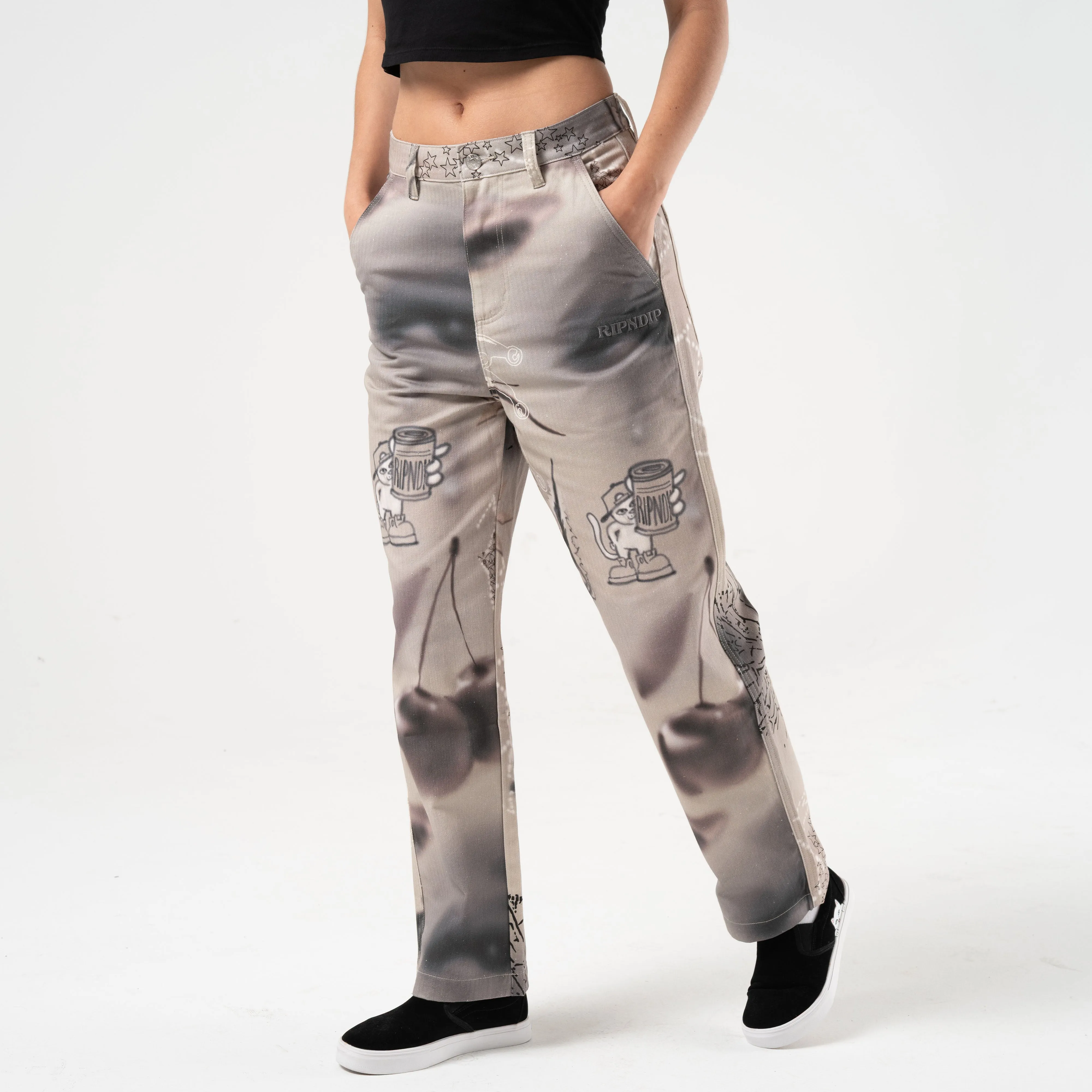 Stargazing Carpenter Straight Leg Pants (Multi) sold by Ripndip product image thumbnail 5