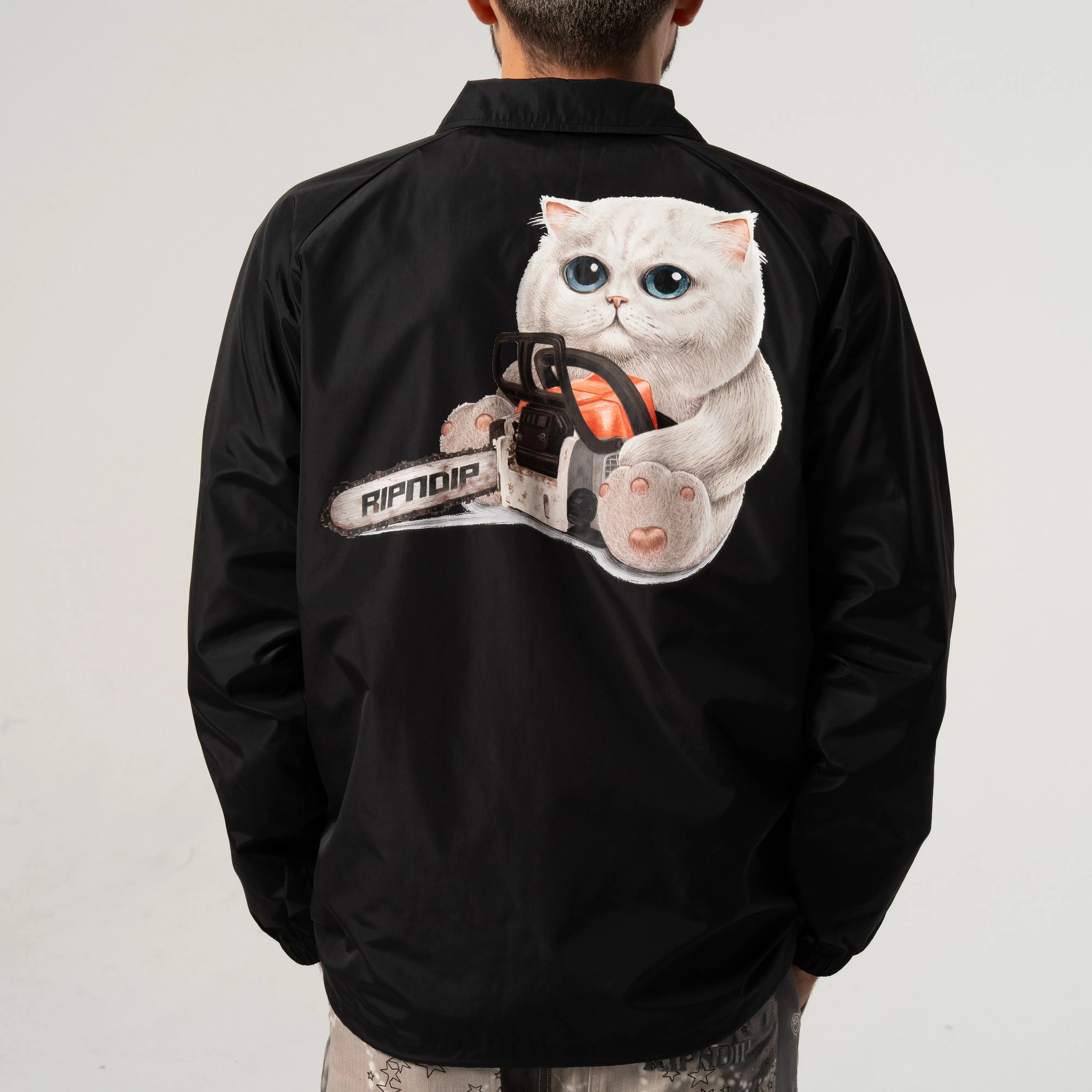 Find Out Coaches Jacket (Black) sold by Ripndip product image thumbnail 2