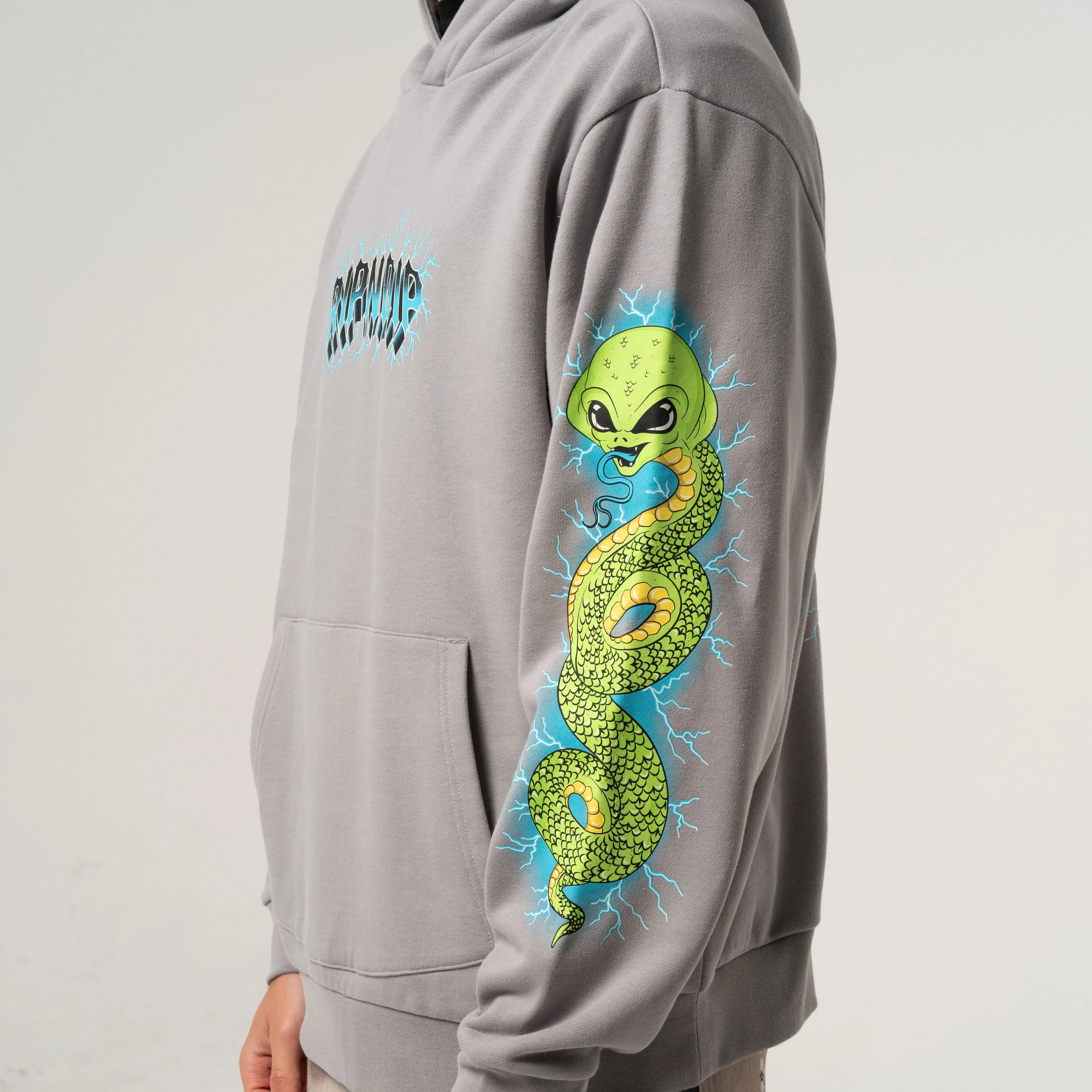 Skull and Bones Hoodie (Charcoal) sold by Ripndip product image thumbnail 4