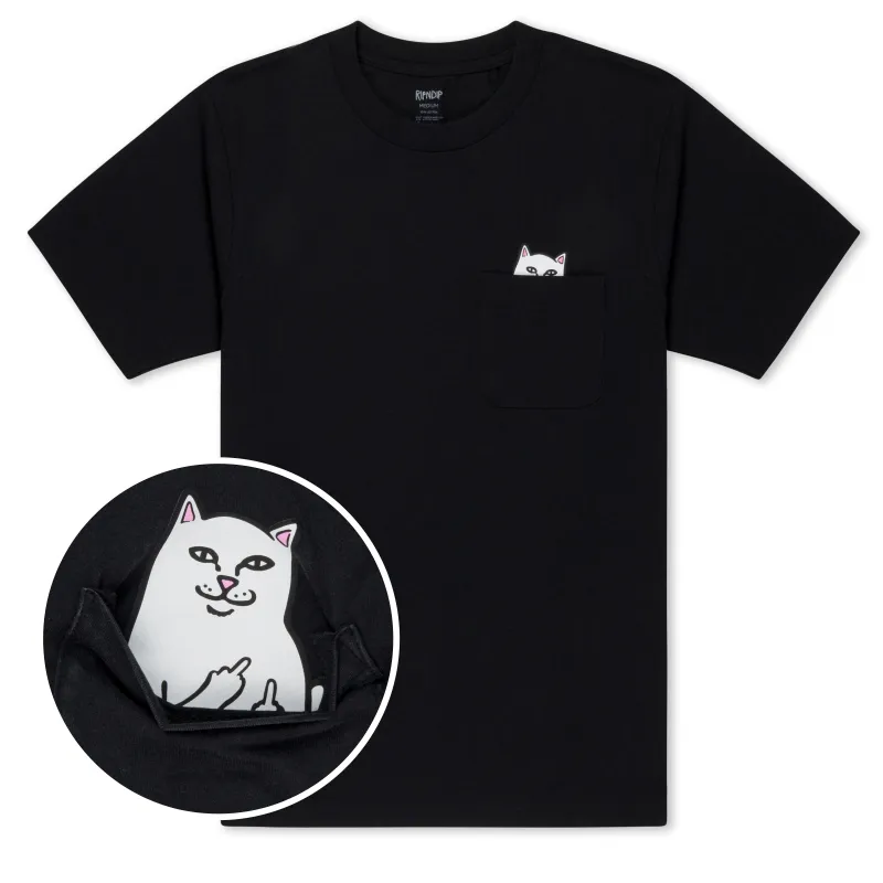 Lord Nermal Pocket Tee (Black) sold by Ripndip