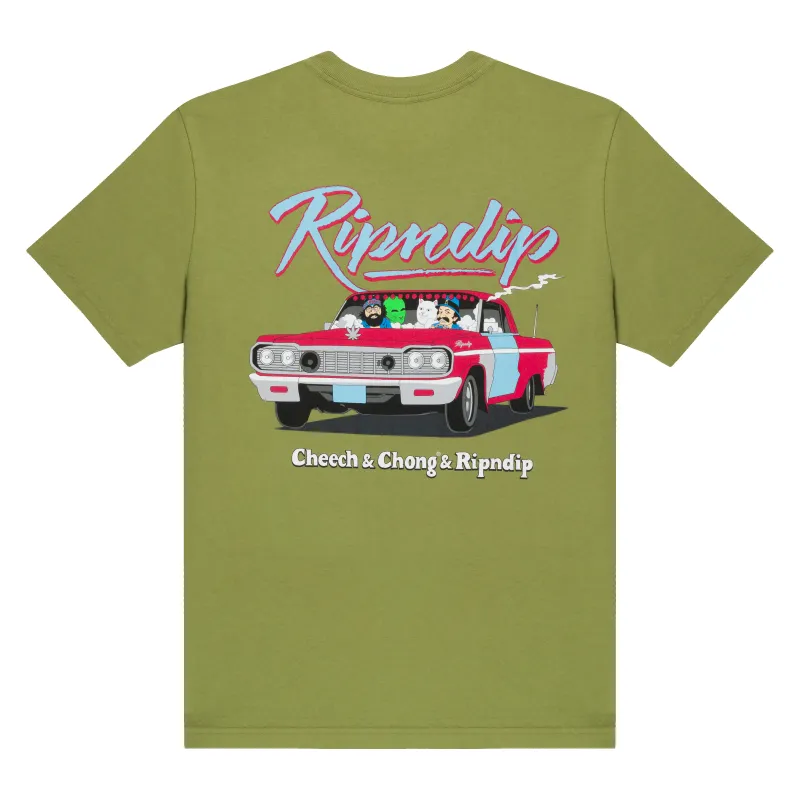 Riders Tee (Light Forest) sold by Ripndip