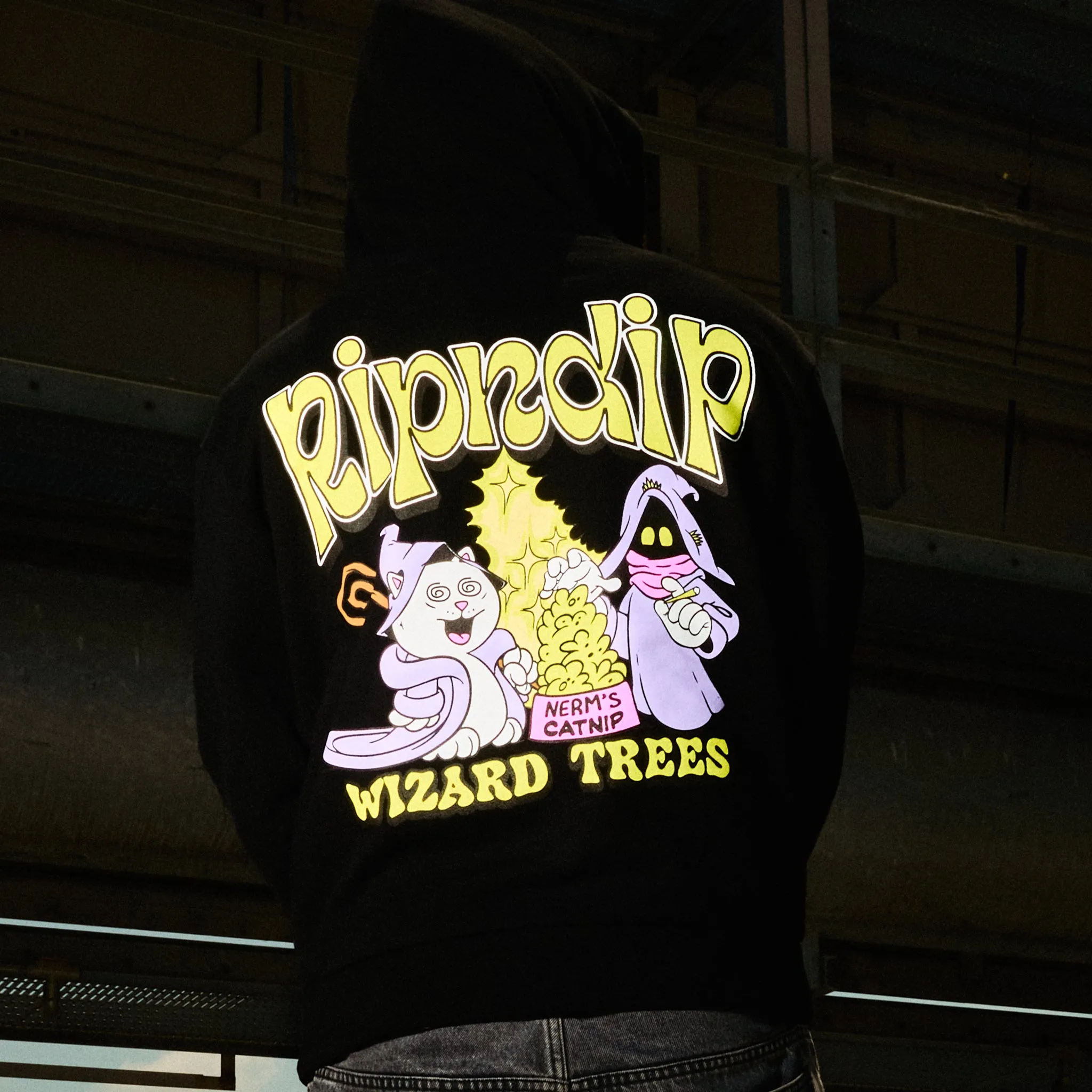 Ripndip Wizard Trees Catnip Hoodie (Black) sold by Ripndip product image thumbnail 2