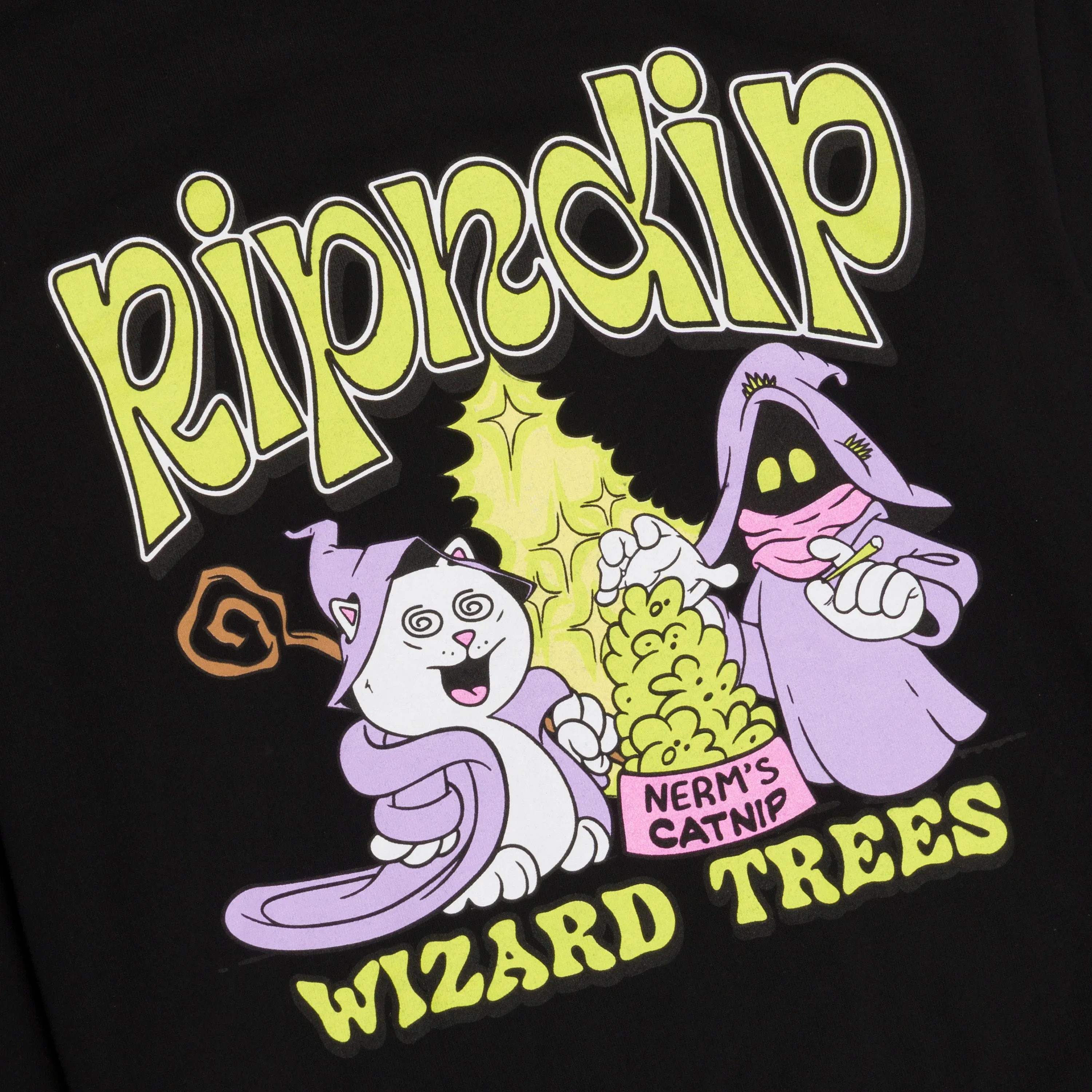 Ripndip Wizard Trees Catnip Hoodie (Black) sold by Ripndip product image thumbnail 5
