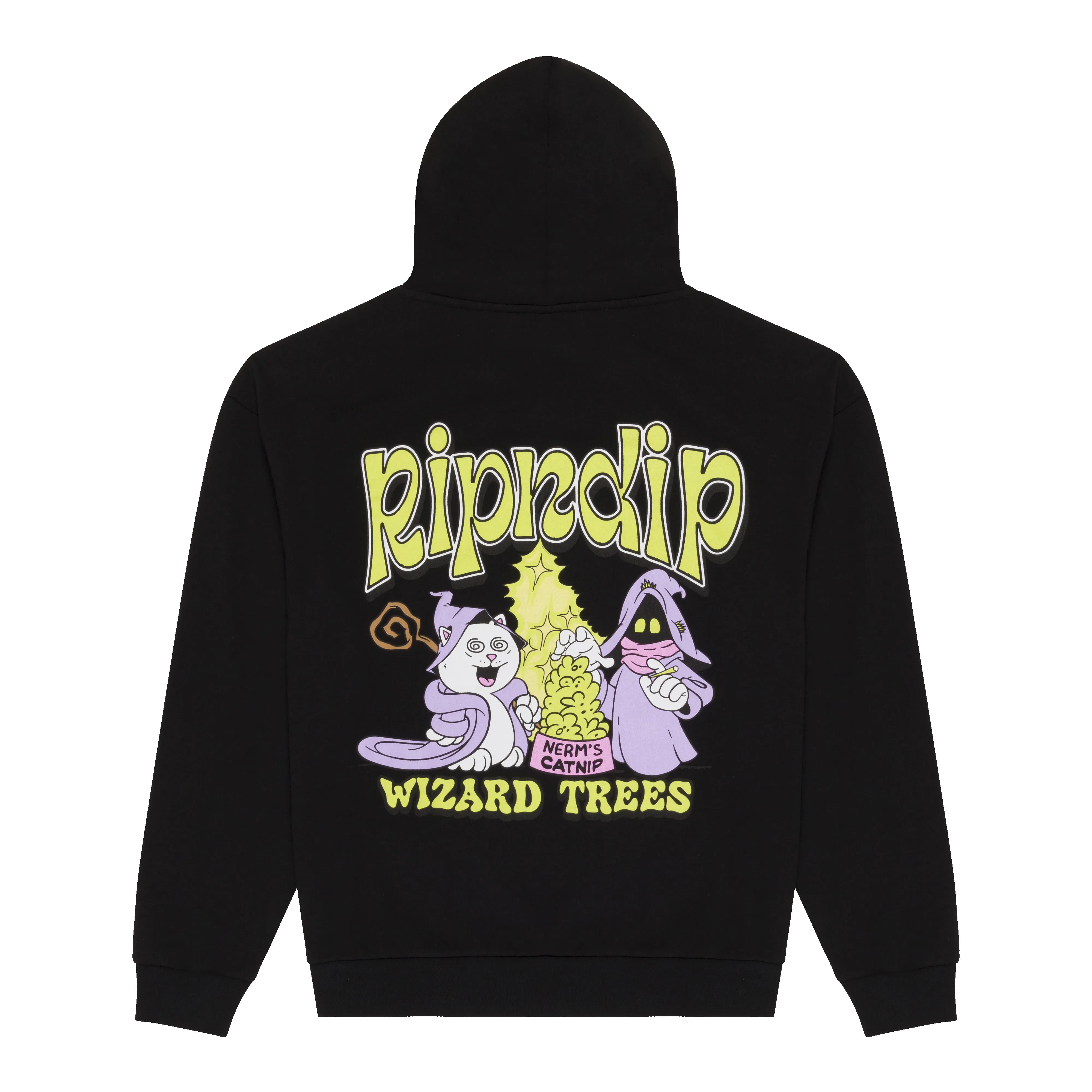 Ripndip Wizard Trees Catnip Hoodie (Black) sold by Ripndip
