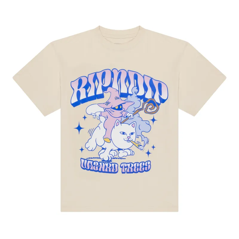 Ripndip Wizard Trees Riding High Tee (Stone) sold by Ripndip