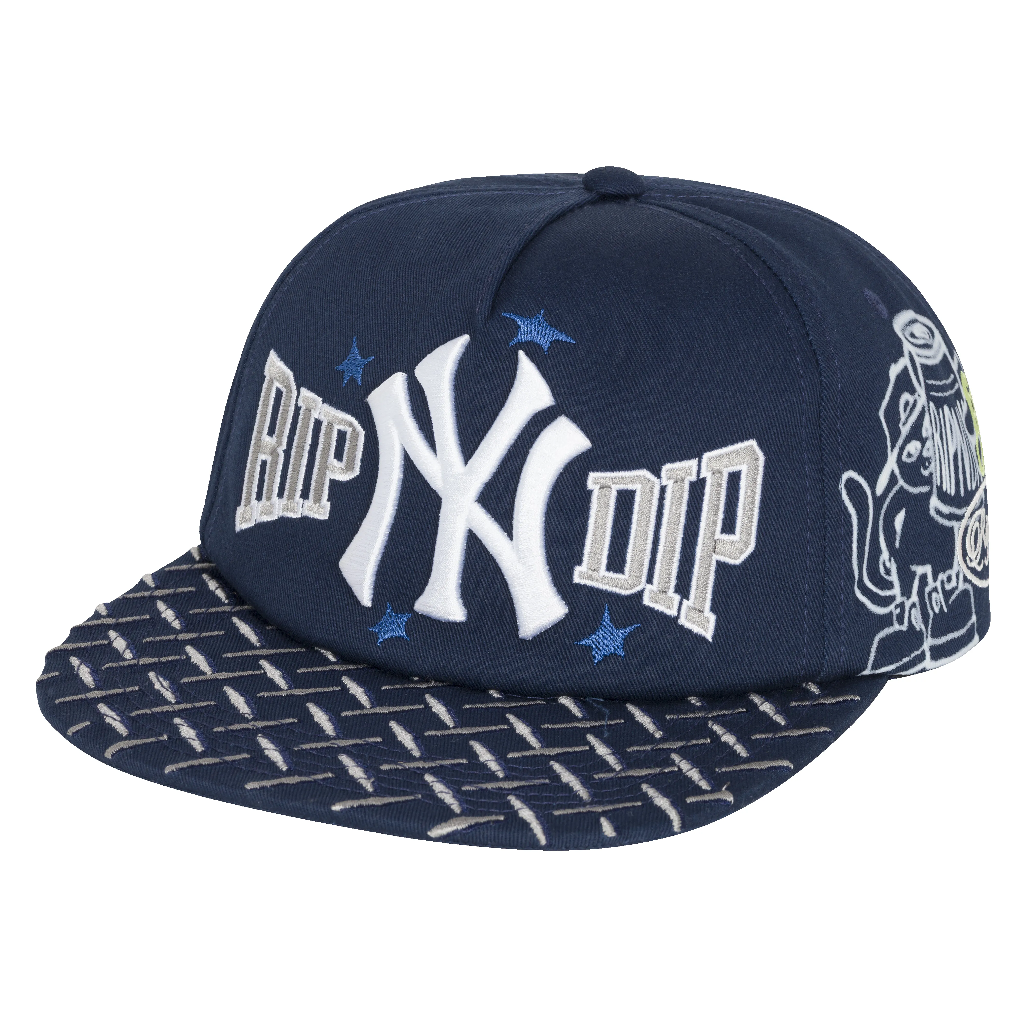 NY Athletics Snapback (Navy) sold by Ripndip product image thumbnail 5
