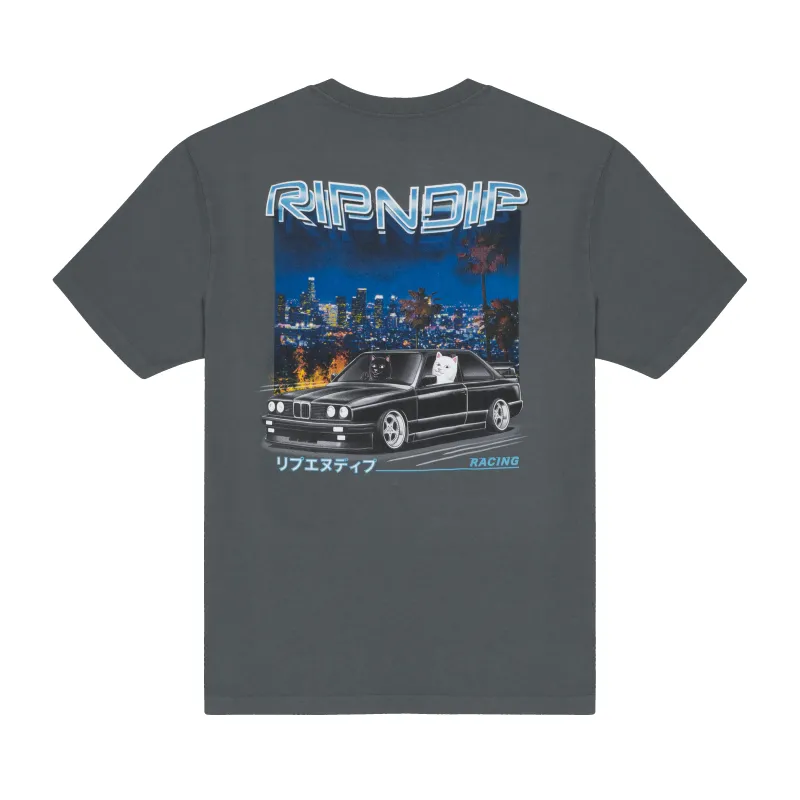 Vroom Vroom Tee (Charcoal) sold by Ripndip