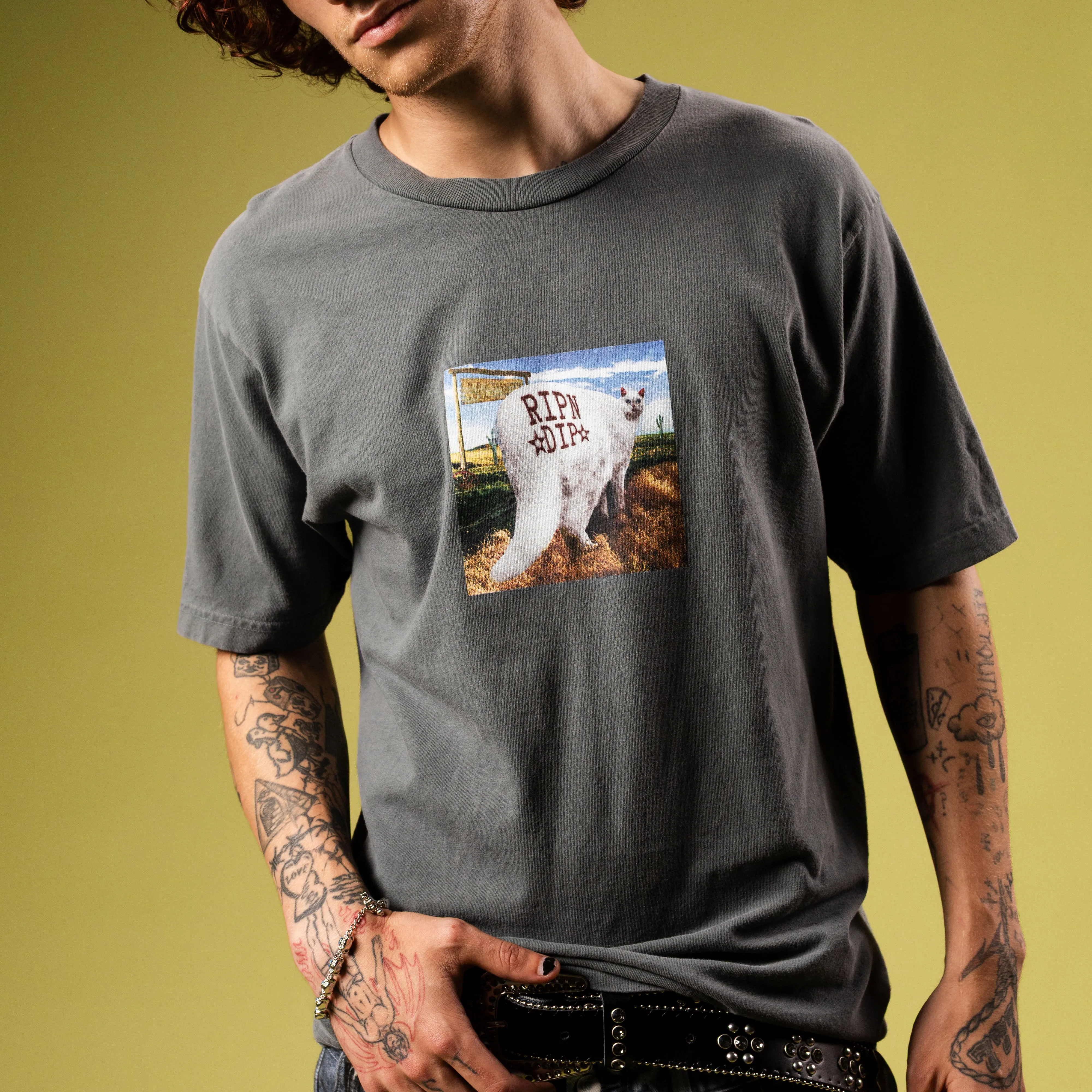Rowdy Howdy Tee (Charcoal) sold by Ripndip product image thumbnail 2