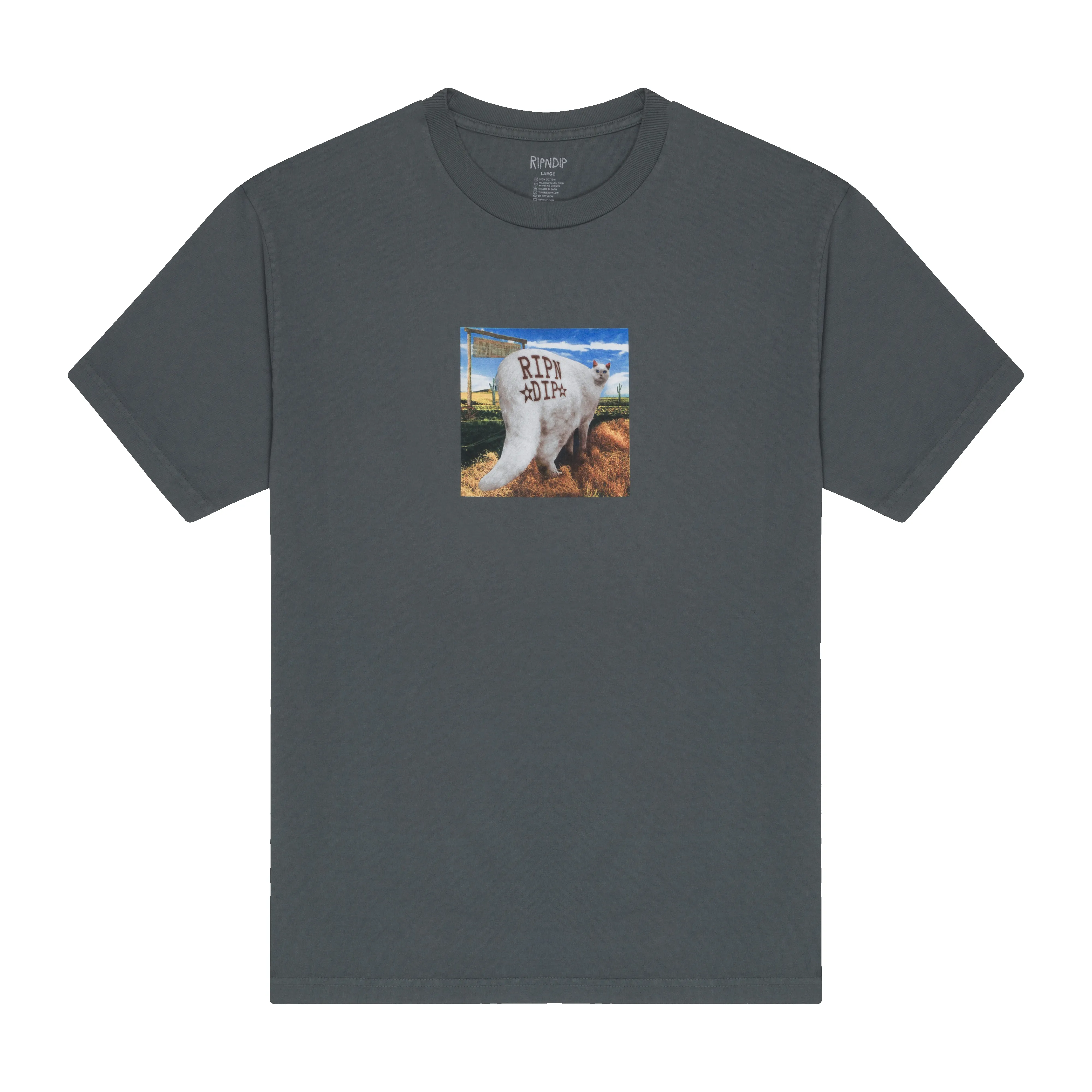 Rowdy Howdy Tee (Charcoal) sold by Ripndip