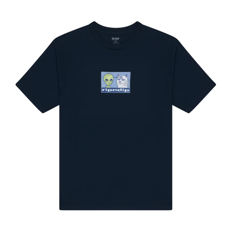 Brain Power Tee (Navy) sold by Ripndip