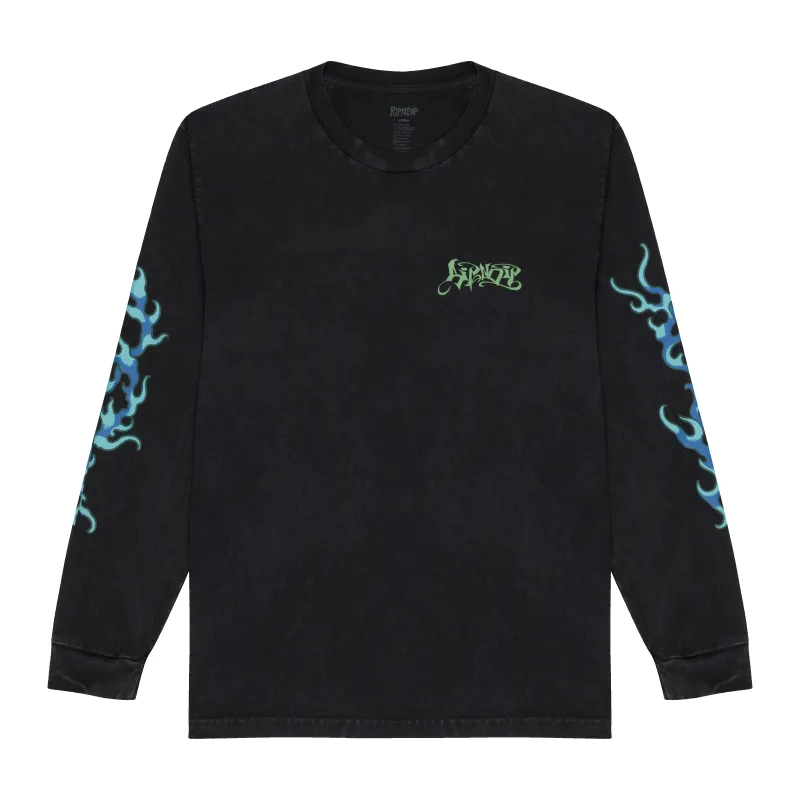 Squabble Up Long Sleeve (Black Wash) sold by Ripndip