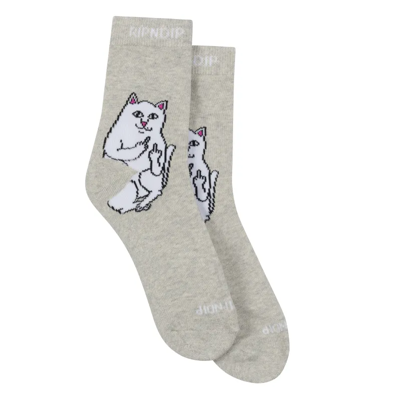 Lord Nermal Mid Socks (Ash Heather) sold by Ripndip