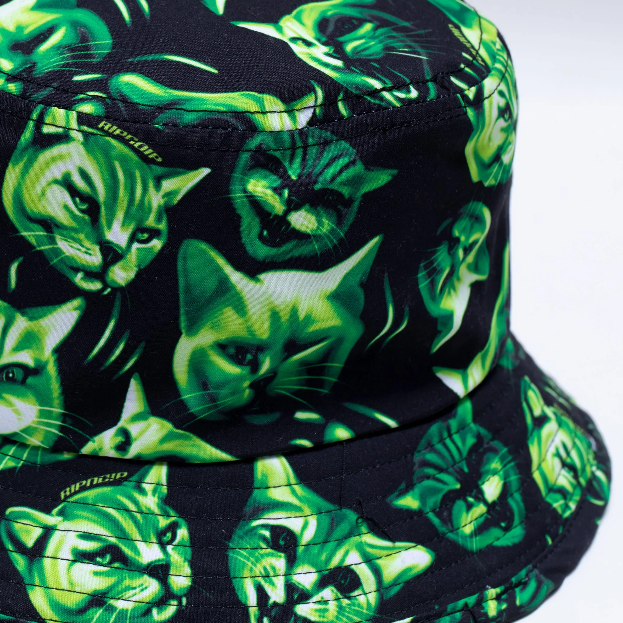 Neon Nerm Bucket Hat (Black) sold by Ripndip product image thumbnail 3