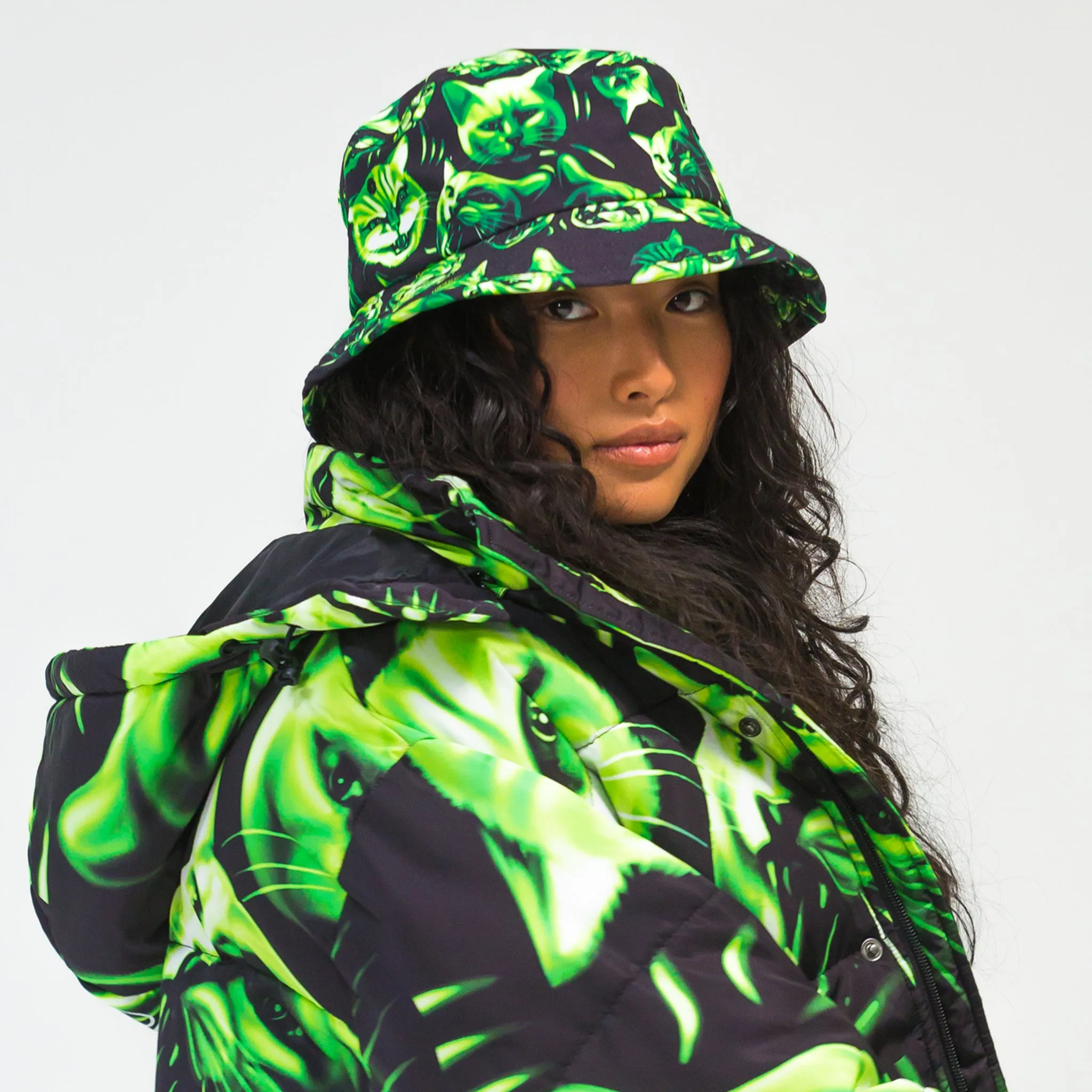 Neon Nerm Bucket Hat (Black) sold by Ripndip product image thumbnail 2