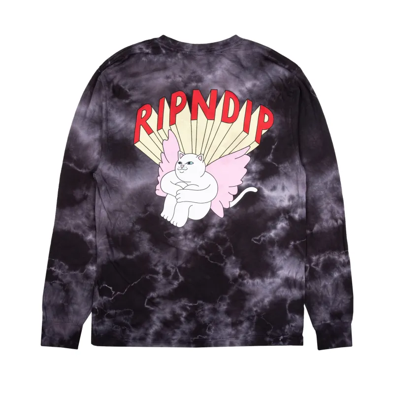 Nerm Angel L/S (Black Lightning Wash) sold by Ripndip