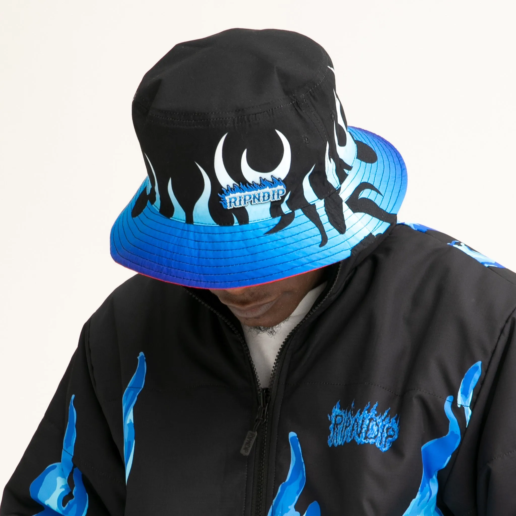 Welcome To Heck Reversible Bucket Hat (Black) sold by Ripndip product image thumbnail 2