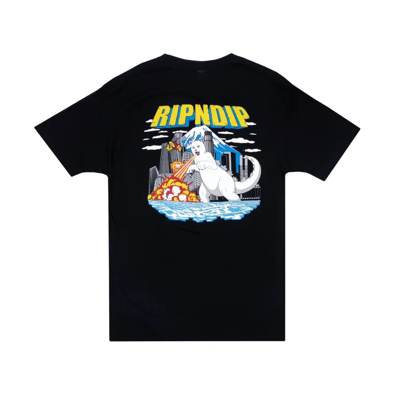 Nermzilla Tee (Black) sold by Ripndip