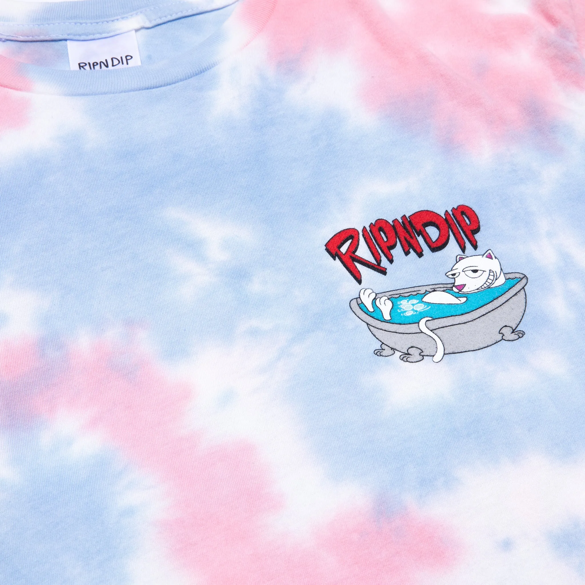 Bath Time Tee (Pink Tie Dye) sold by Ripndip product image thumbnail 4