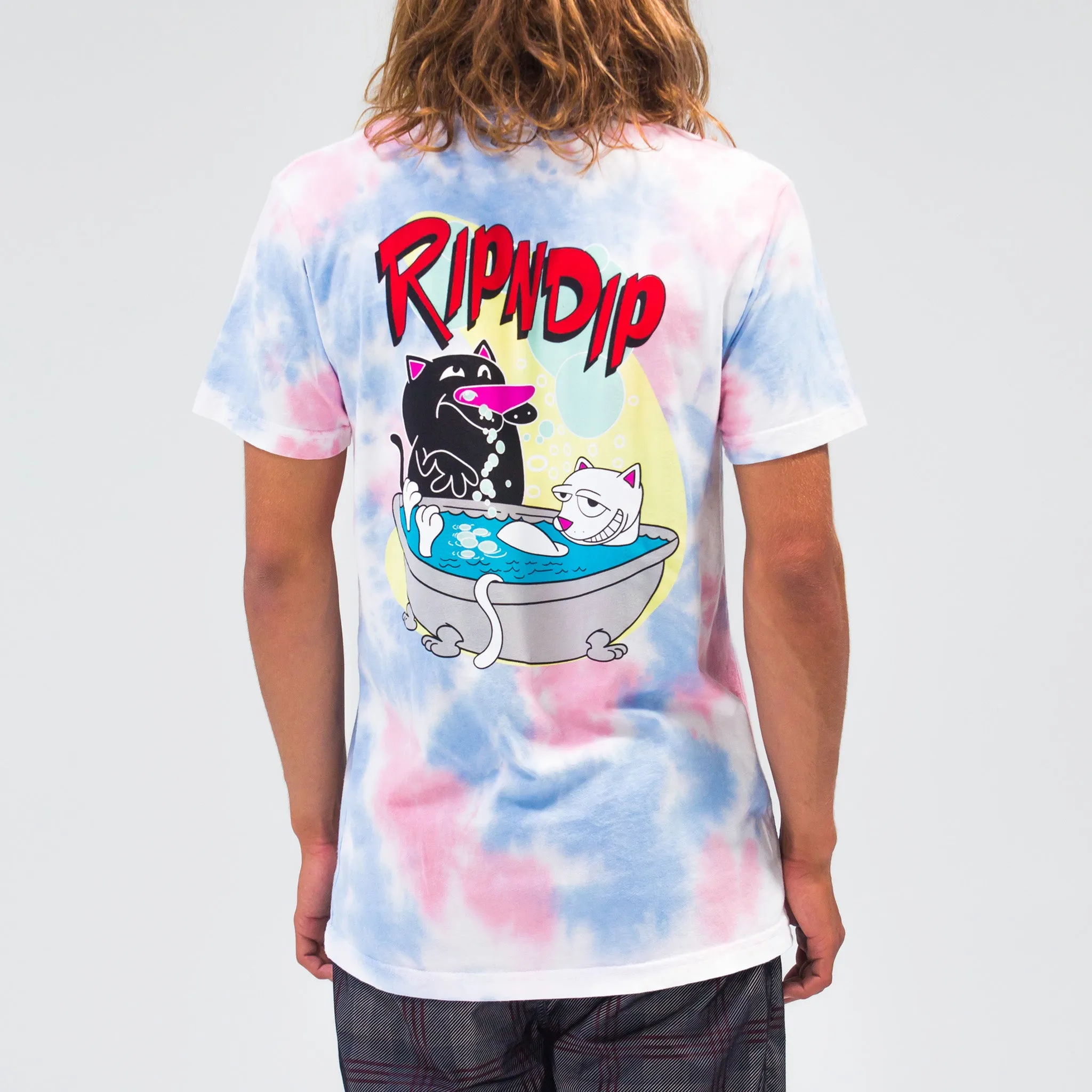 Bath Time Tee (Pink Tie Dye) sold by Ripndip product image thumbnail 2