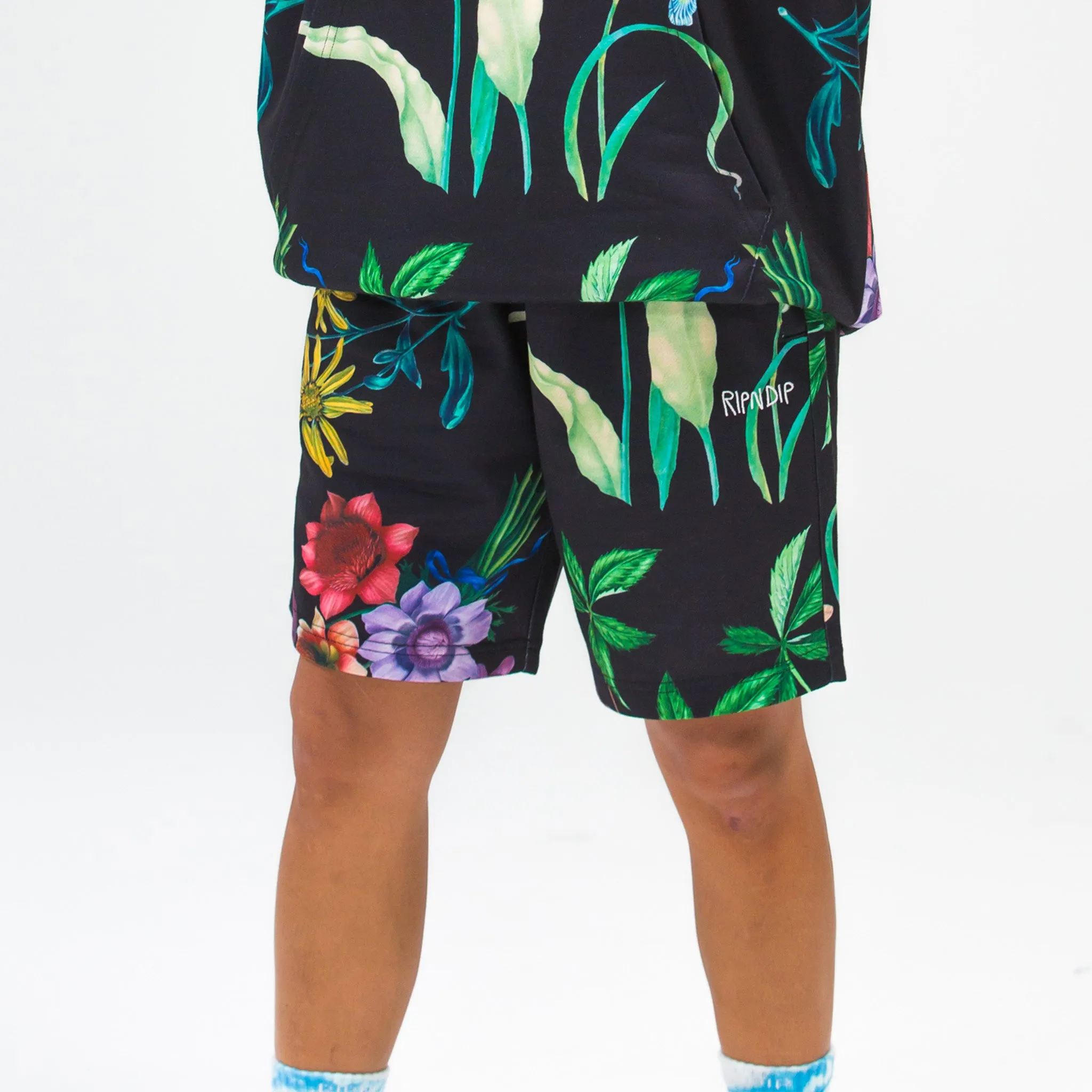 Green House Sweatshorts (Black) sold by Ripndip product image thumbnail 2