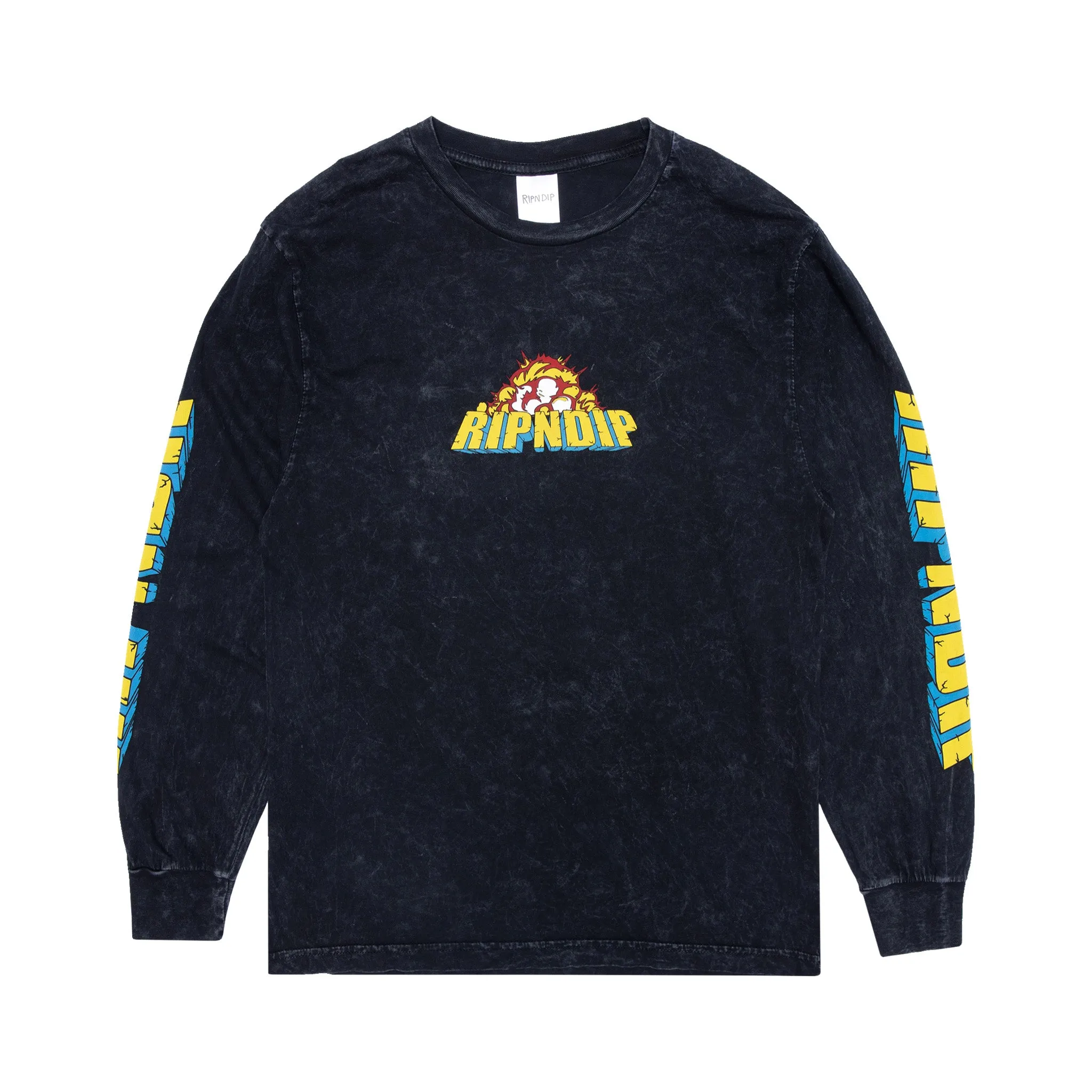 Nermzilla Long Sleeve (Black Mineral Wash) sold by Ripndip product image thumbnail 3