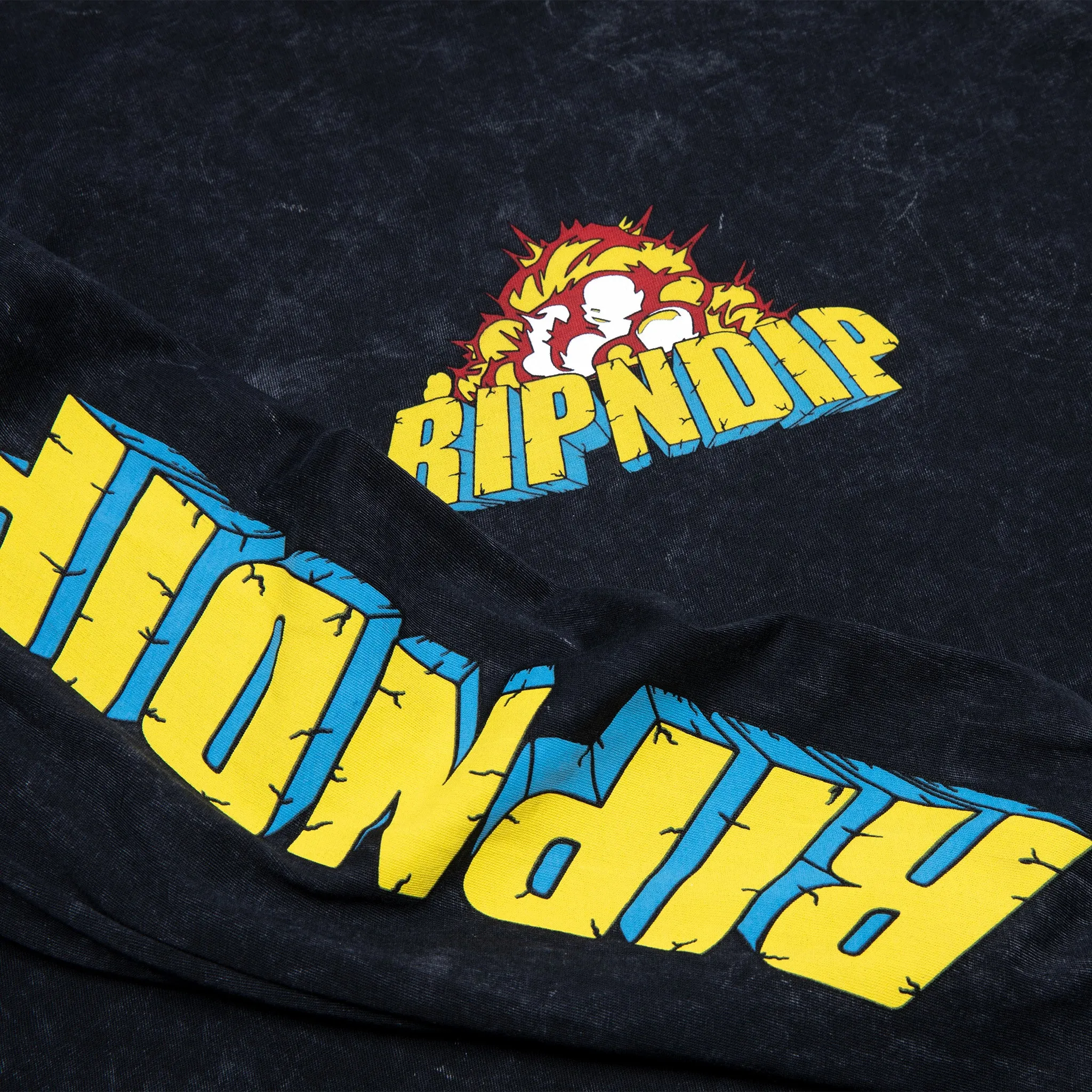 Nermzilla Long Sleeve (Black Mineral Wash) sold by Ripndip product image thumbnail 5
