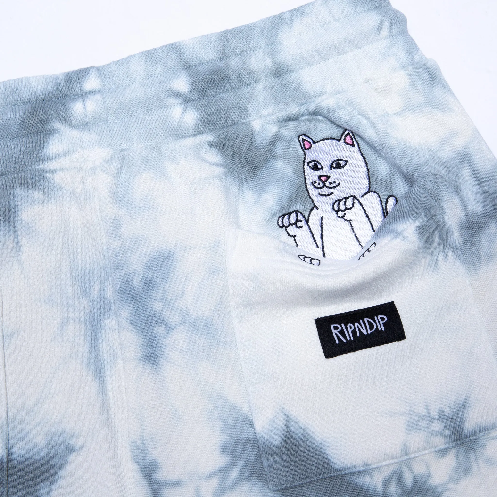 RIPNTAIL Sweatshorts (Grey Lightning Wash) sold by Ripndip product image thumbnail 4