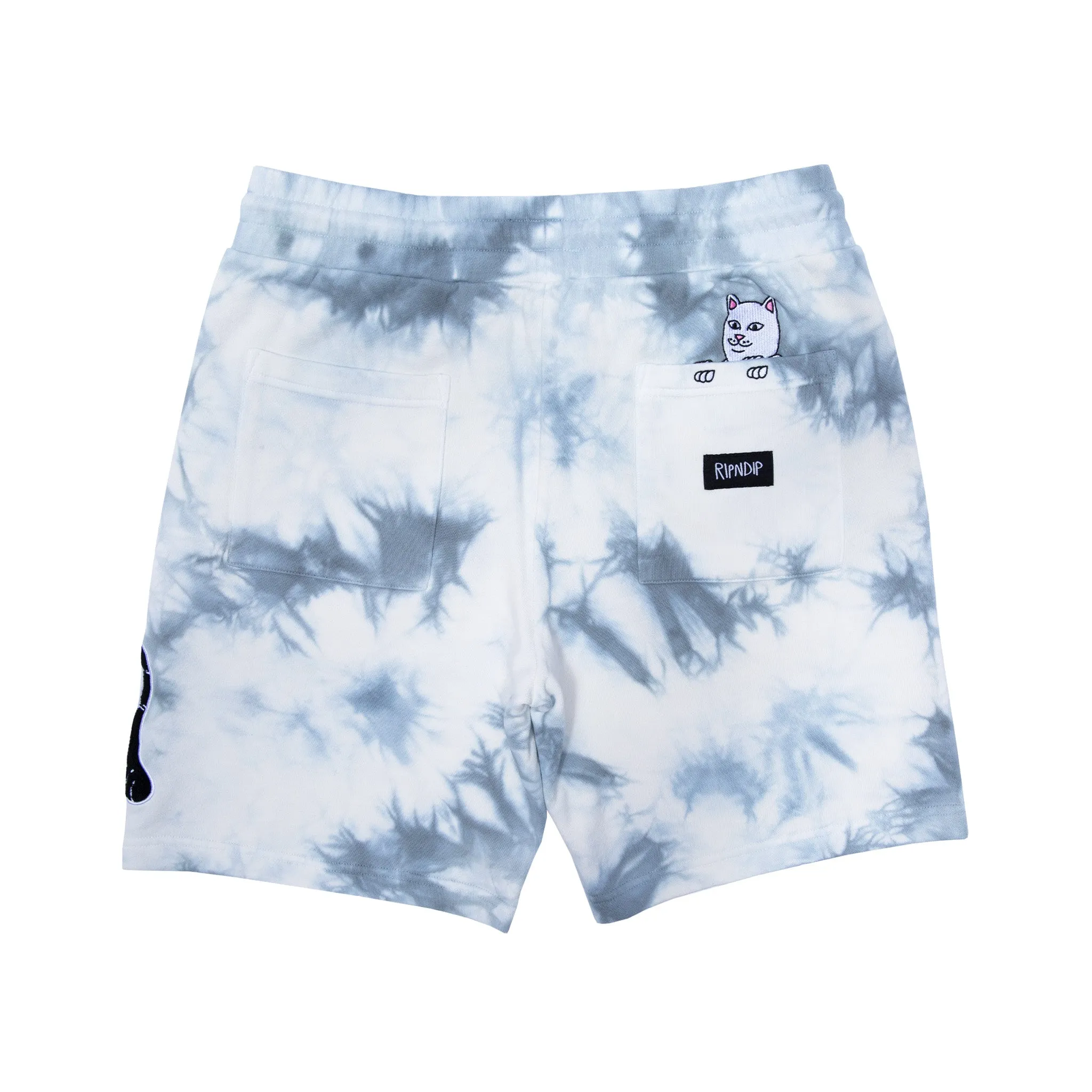 RIPNTAIL Sweatshorts (Grey Lightning Wash) sold by Ripndip product image thumbnail 3