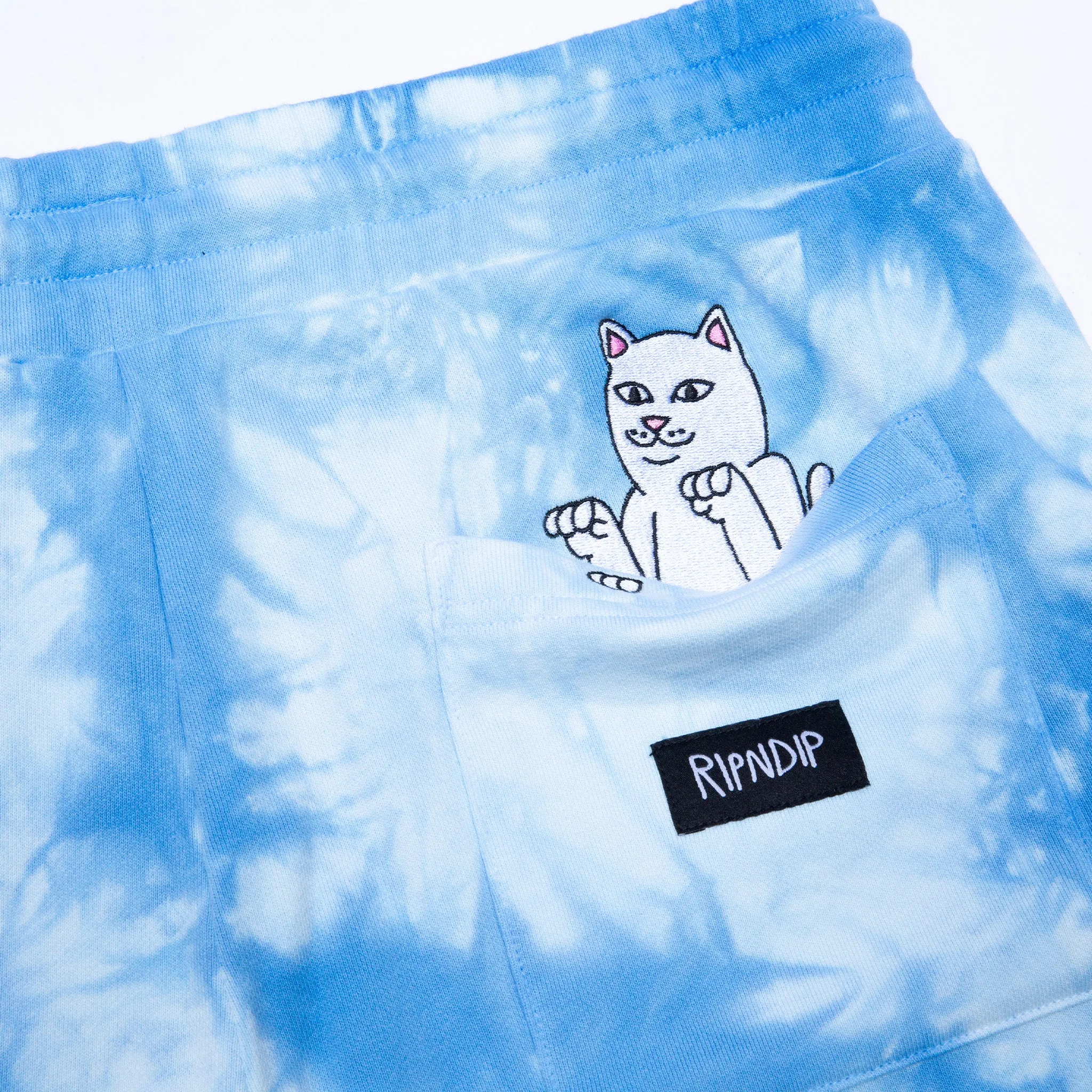 Prisma Sweatshorts (Blue Lightning Wash) sold by Ripndip product image thumbnail 4