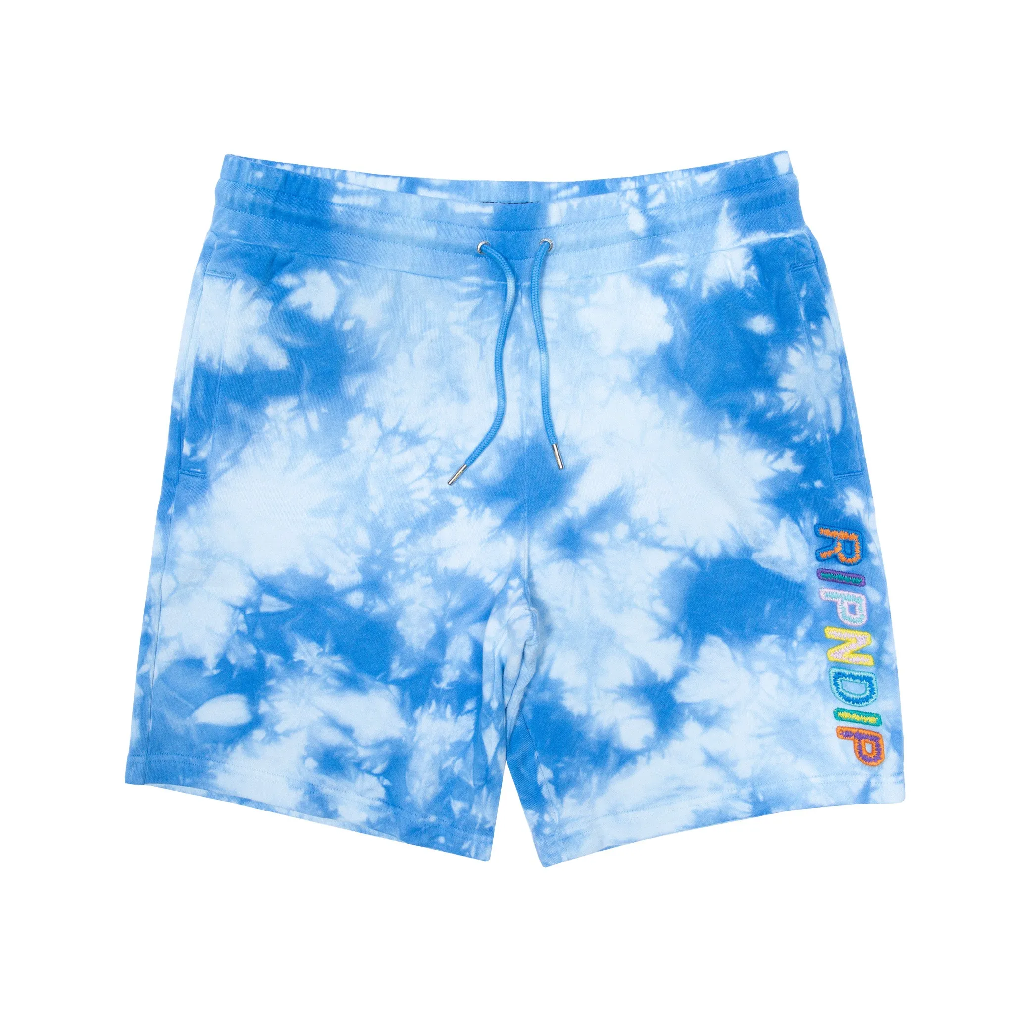 Prisma Sweatshorts (Blue Lightning Wash) sold by Ripndip