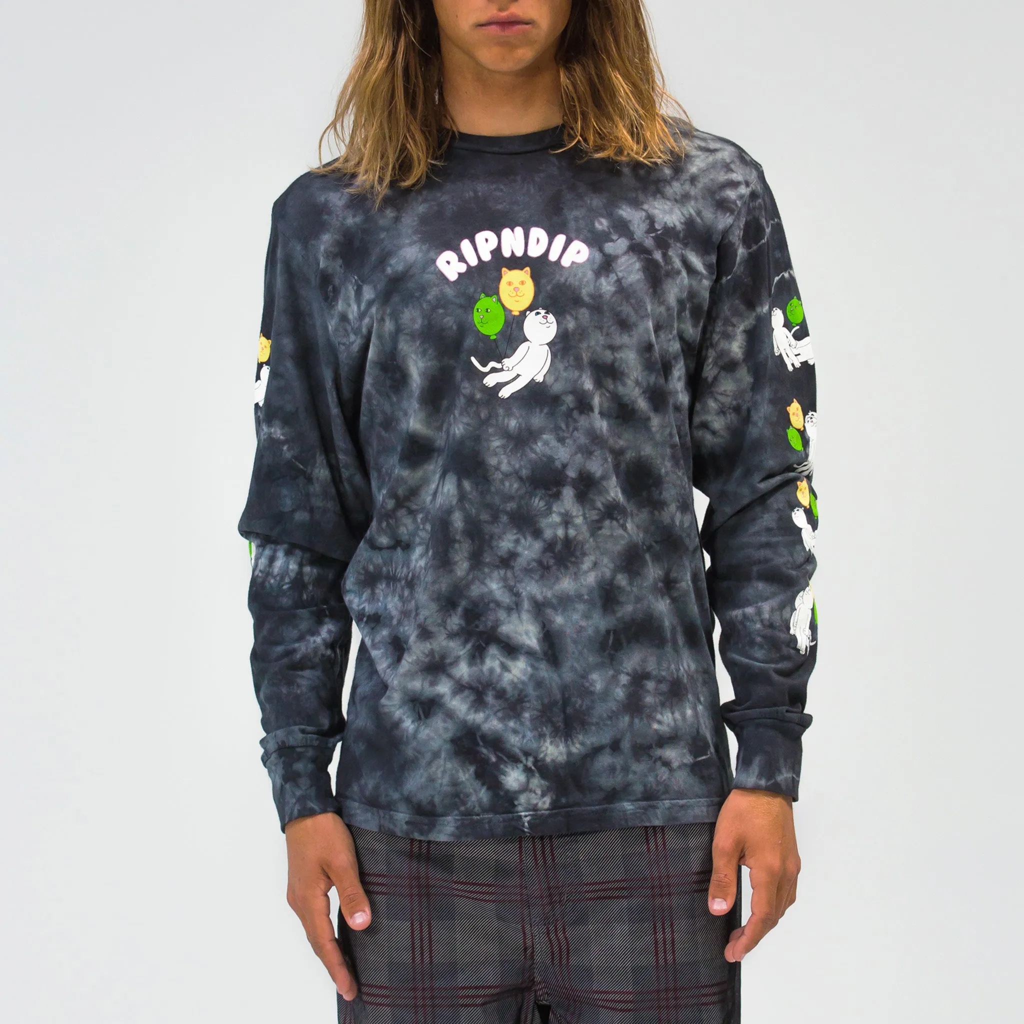 Drifting Away Long Sleeve (Black Lightning Wash) sold by Ripndip product image thumbnail 2