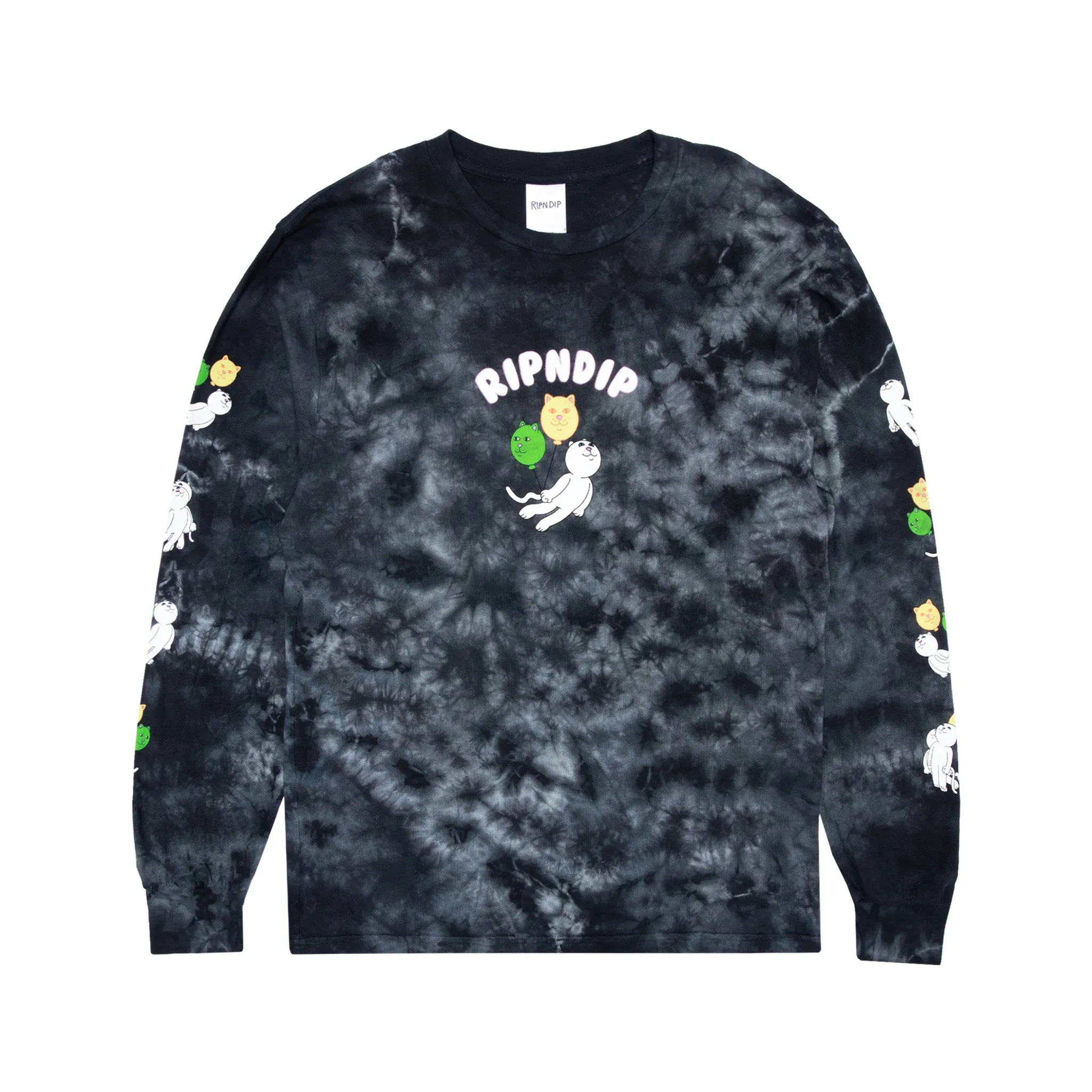 Drifting Away Long Sleeve (Black Lightning Wash) sold by Ripndip
