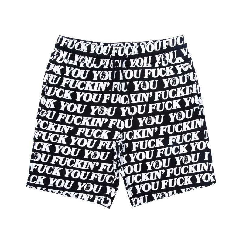Fuck You Sweatshorts (Black) sold by Ripndip
