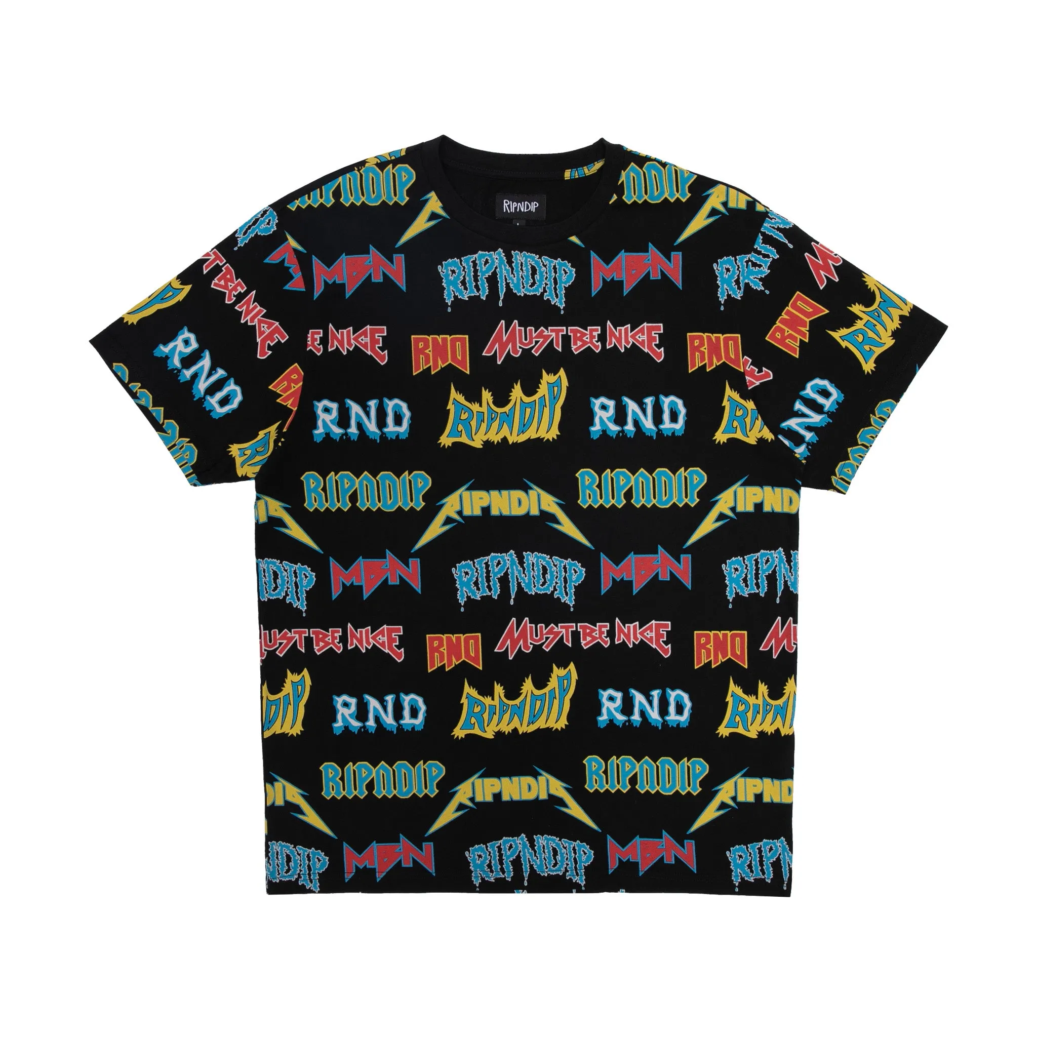 Rock & Nerm Tee (Black) sold by Ripndip