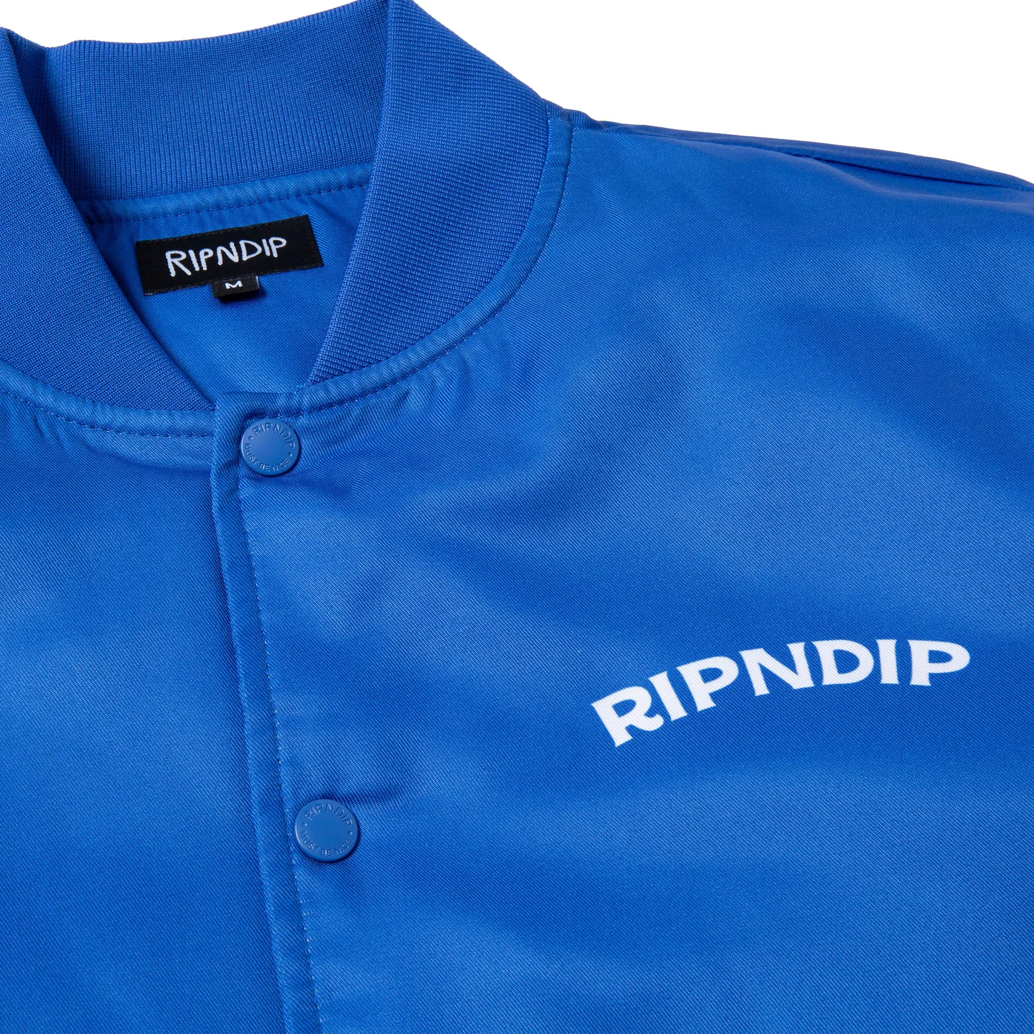 Show Biz Poly Varsity Jacket (Blue) sold by Ripndip product image thumbnail 5