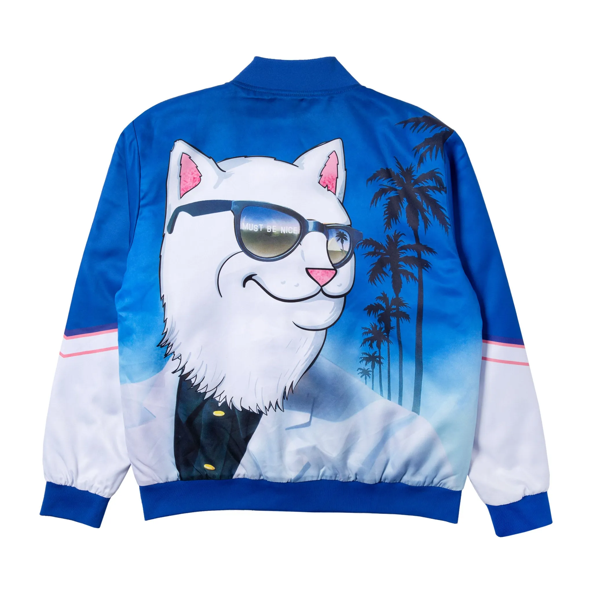 Show Biz Poly Varsity Jacket (Blue) sold by Ripndip product image thumbnail 3