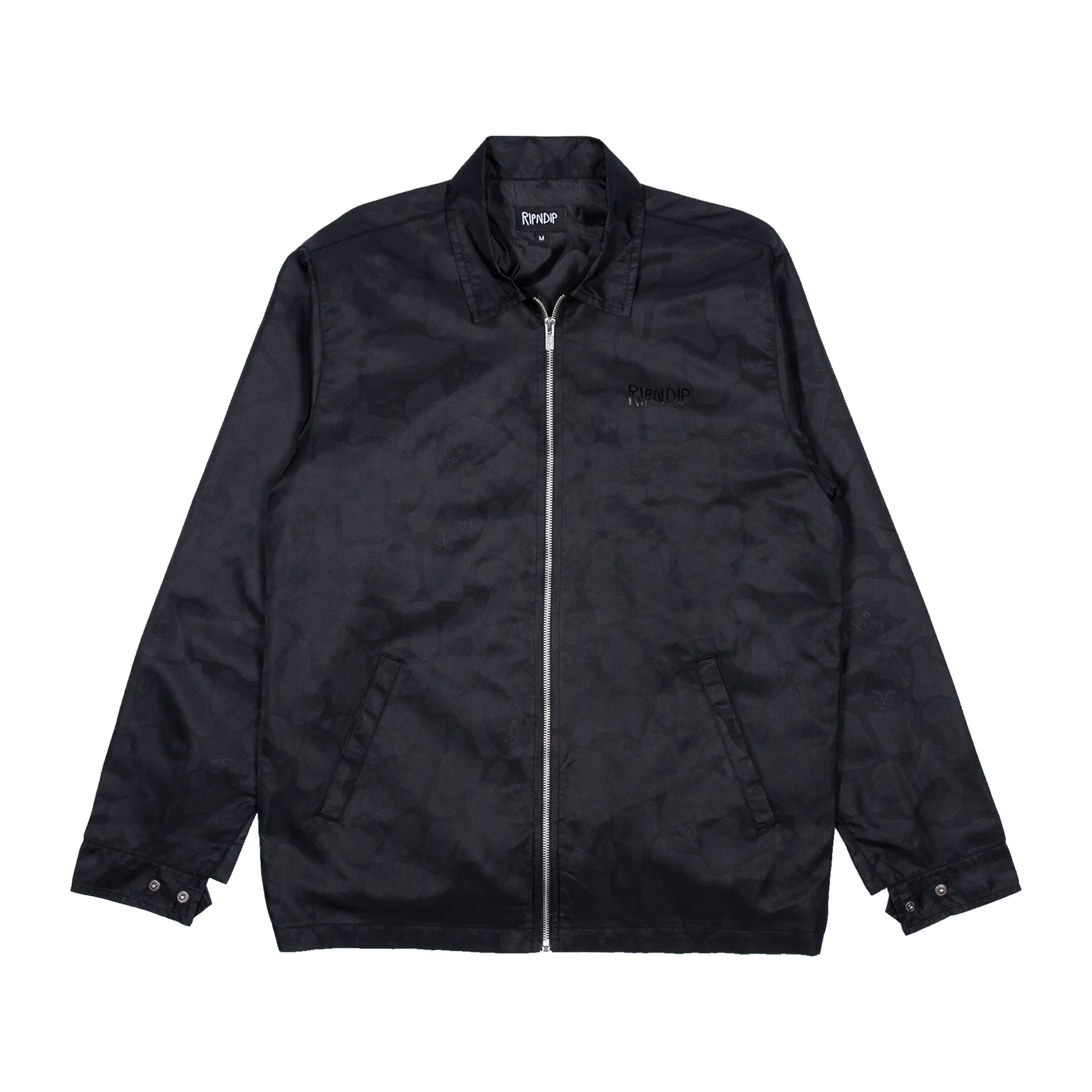 Black Out Nylon Jacket (Black) sold by Ripndip