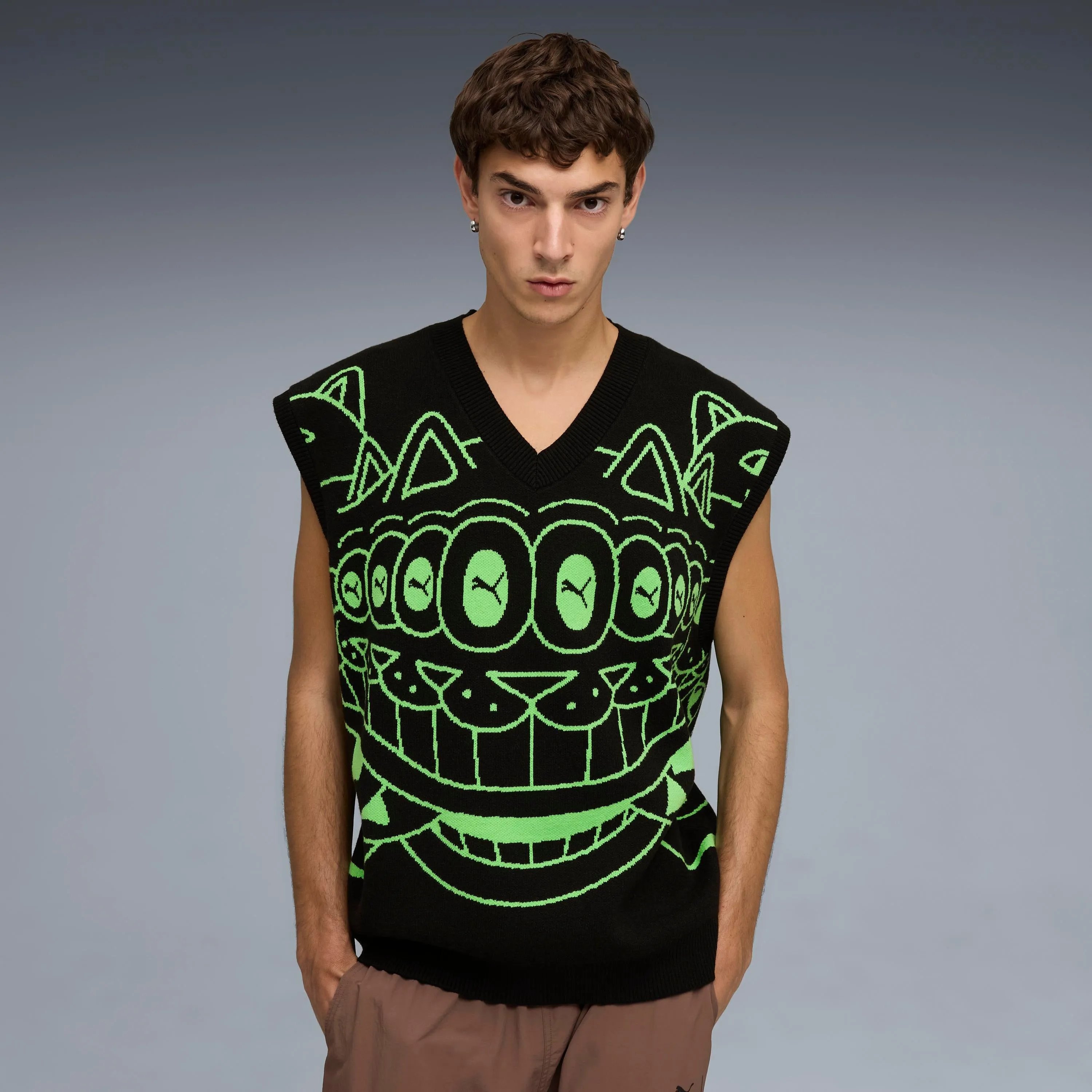 PUMA X RIPNDIP Knitted Vest (Puma Black) sold by Ripndip product image thumbnail 3