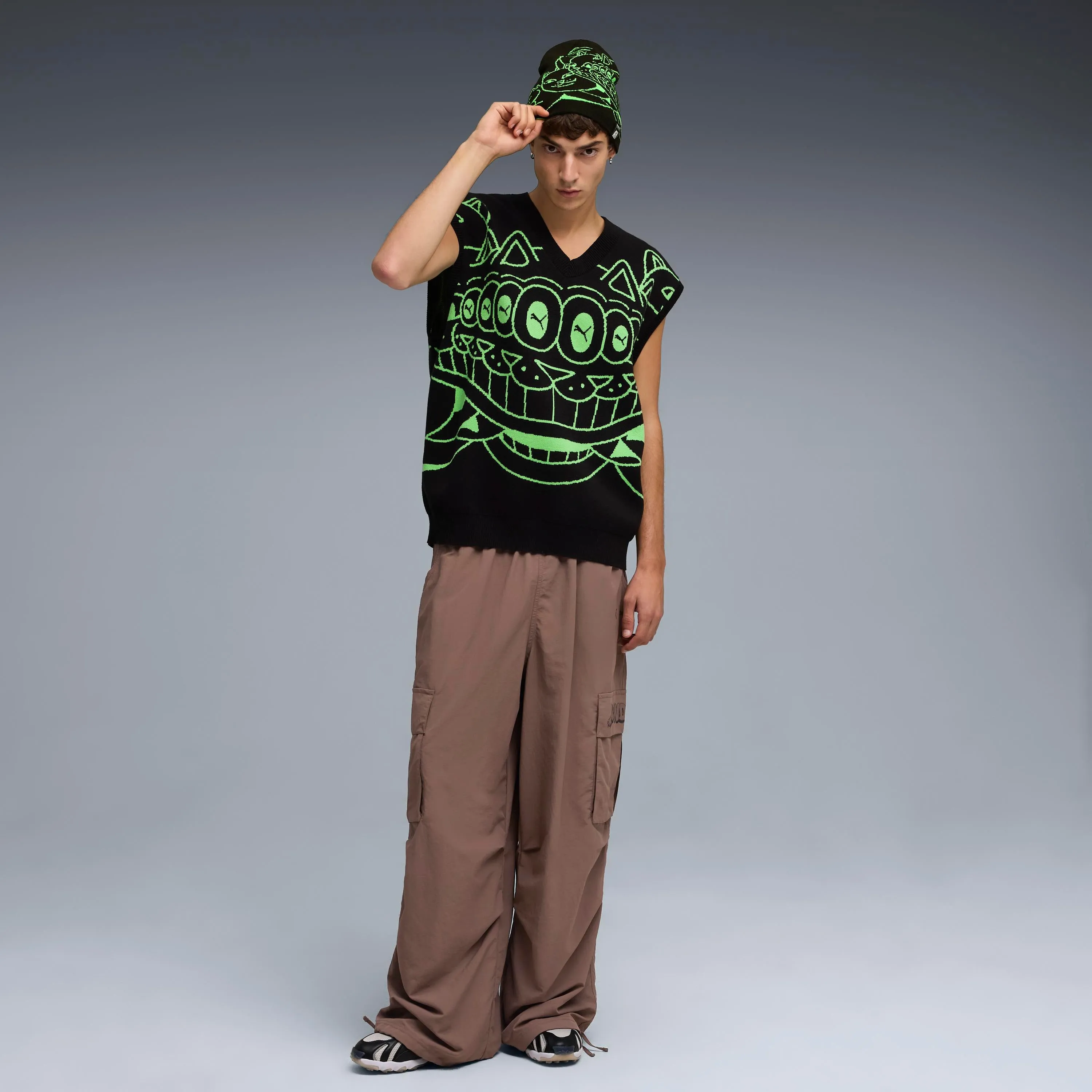 PUMA X RIPNDIP Knitted Vest (Puma Black) sold by Ripndip product image thumbnail 5