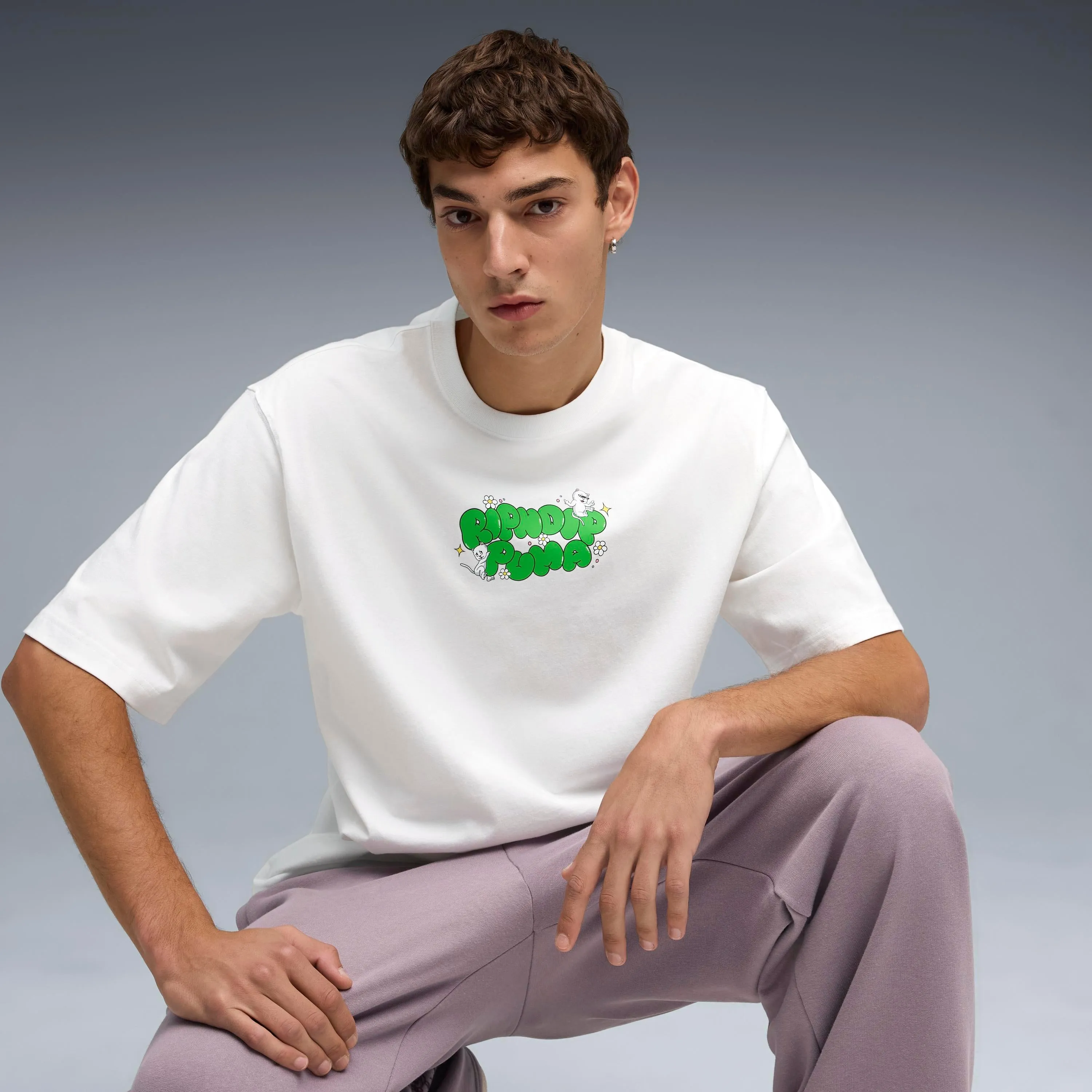 PUMA X RIPNDIP Boxy Graphic Tee (Puma White) sold by Ripndip product image thumbnail 3