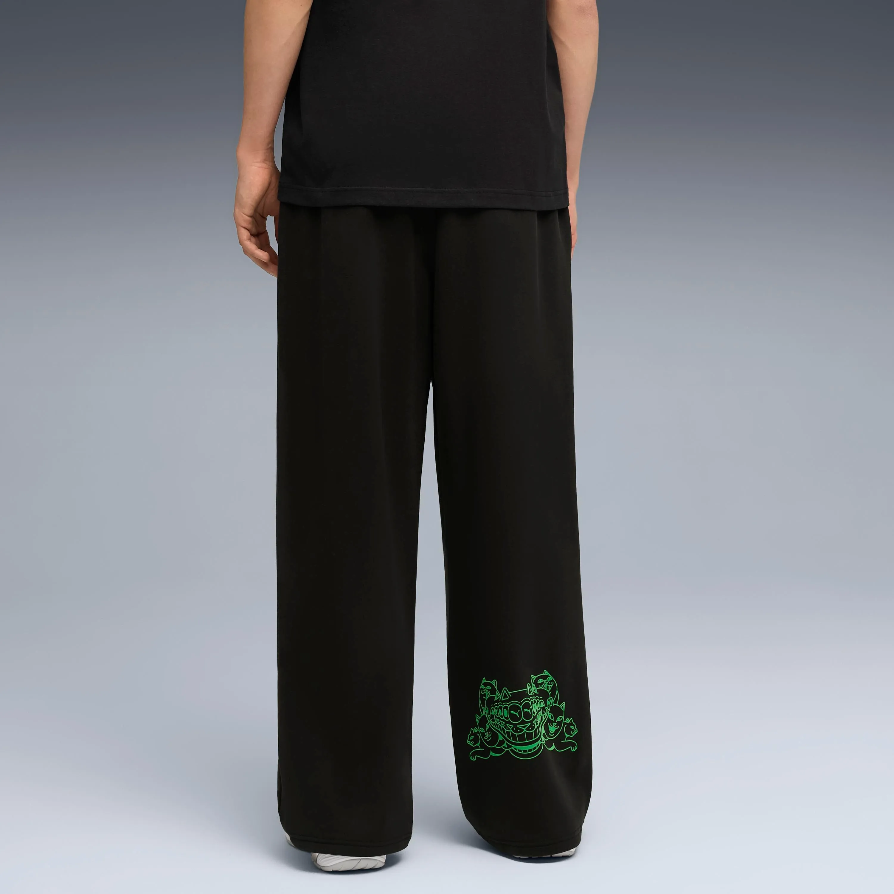 PUMA X RIPNDIP Oversized Wide Sweatpants (Puma Black) sold by Ripndip product image thumbnail 5