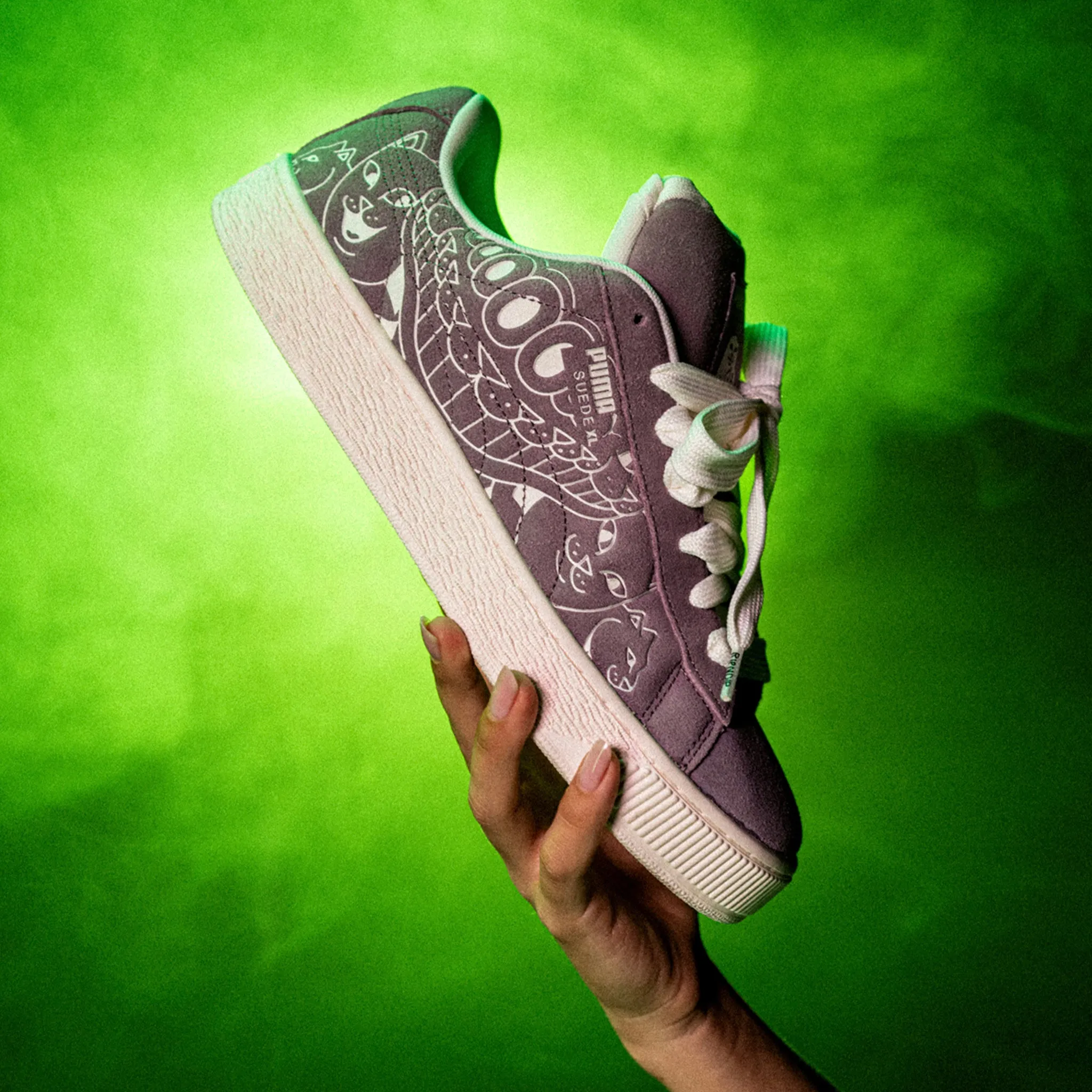 Suede XL (Puma Raisin-Warm White) sold by Ripndip product image thumbnail 2