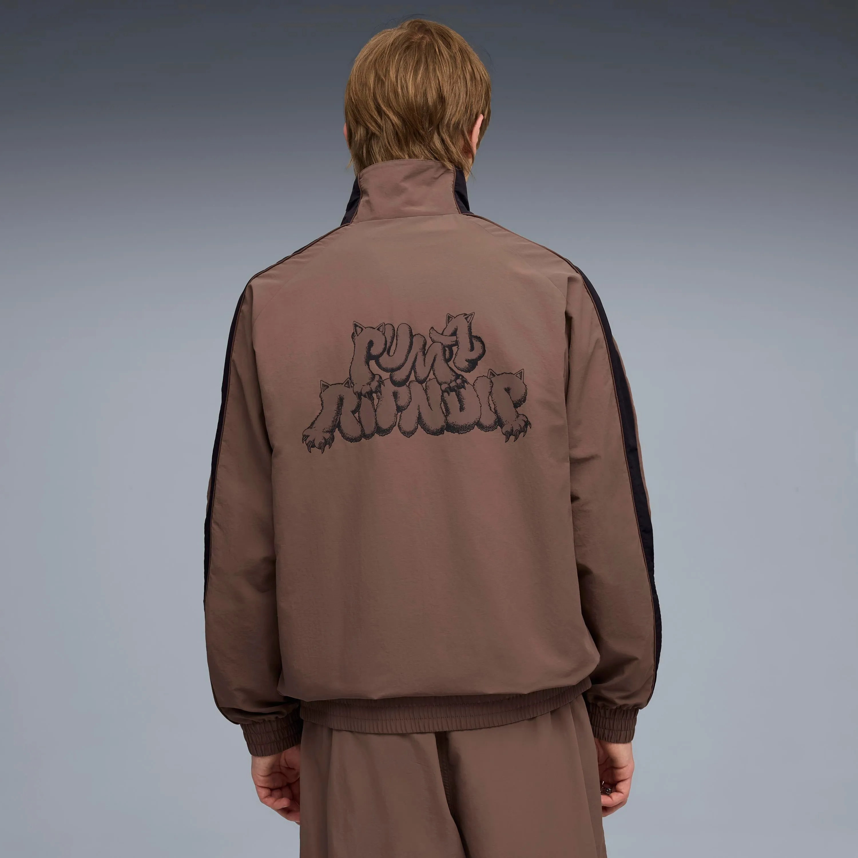PUMA X RIPNDIP T7 Oversized Track Jacket (Flat Bronze) sold by Ripndip product image thumbnail 2