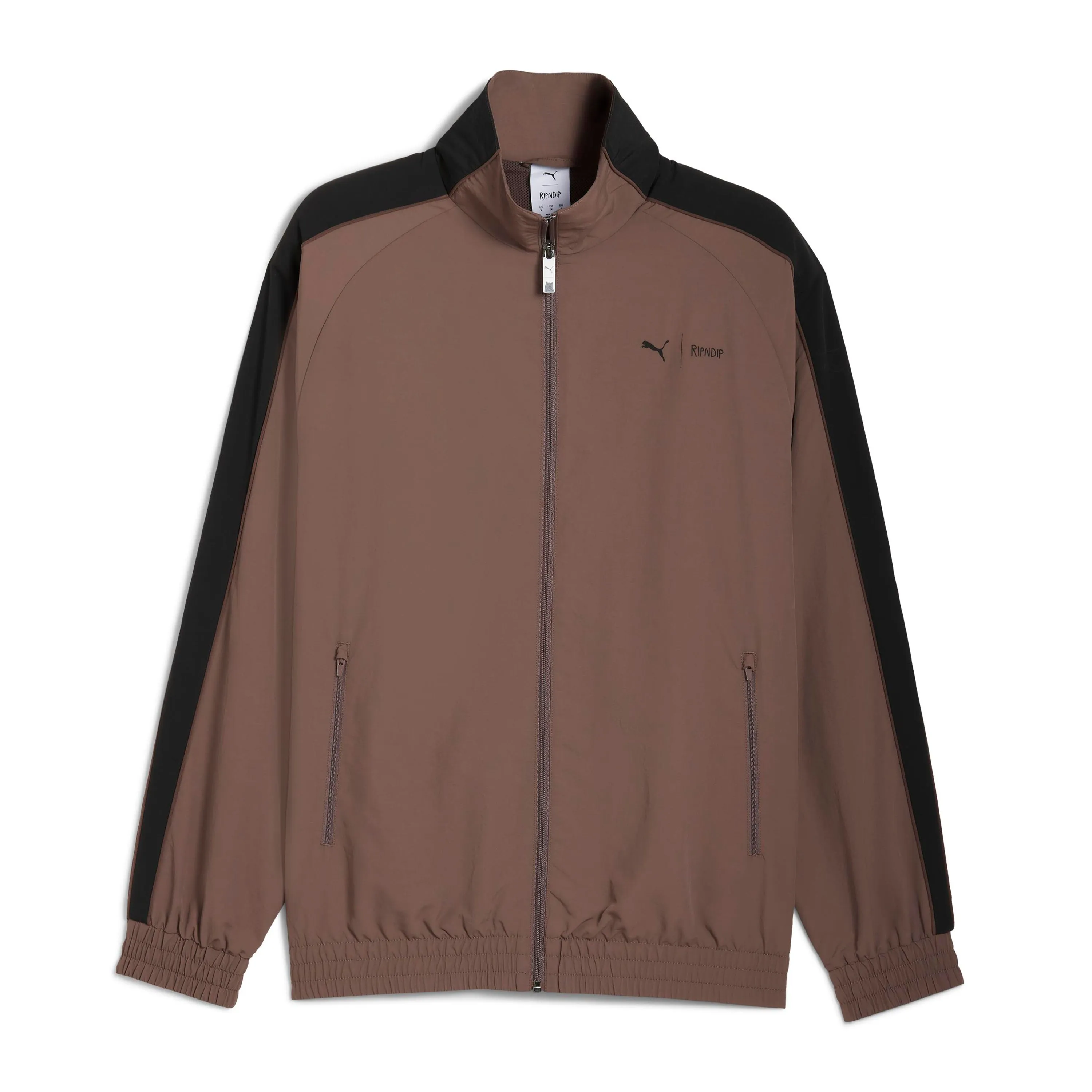 PUMA X RIPNDIP T7 Oversized Track Jacket (Flat Bronze) sold by Ripndip