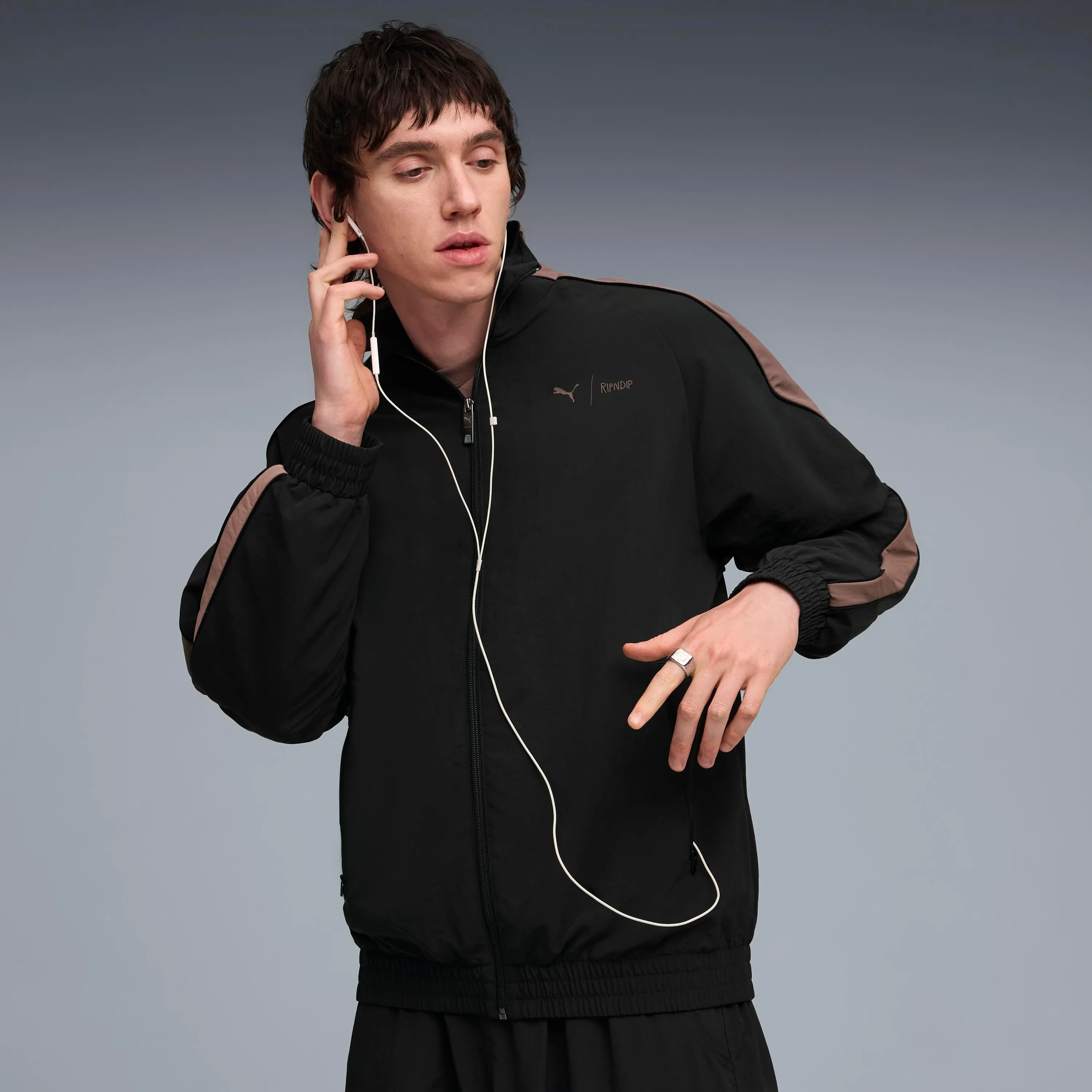 PUMA X RIPNDIP T7 Oversized Track Jacket (Puma Black) sold by Ripndip product image thumbnail 4