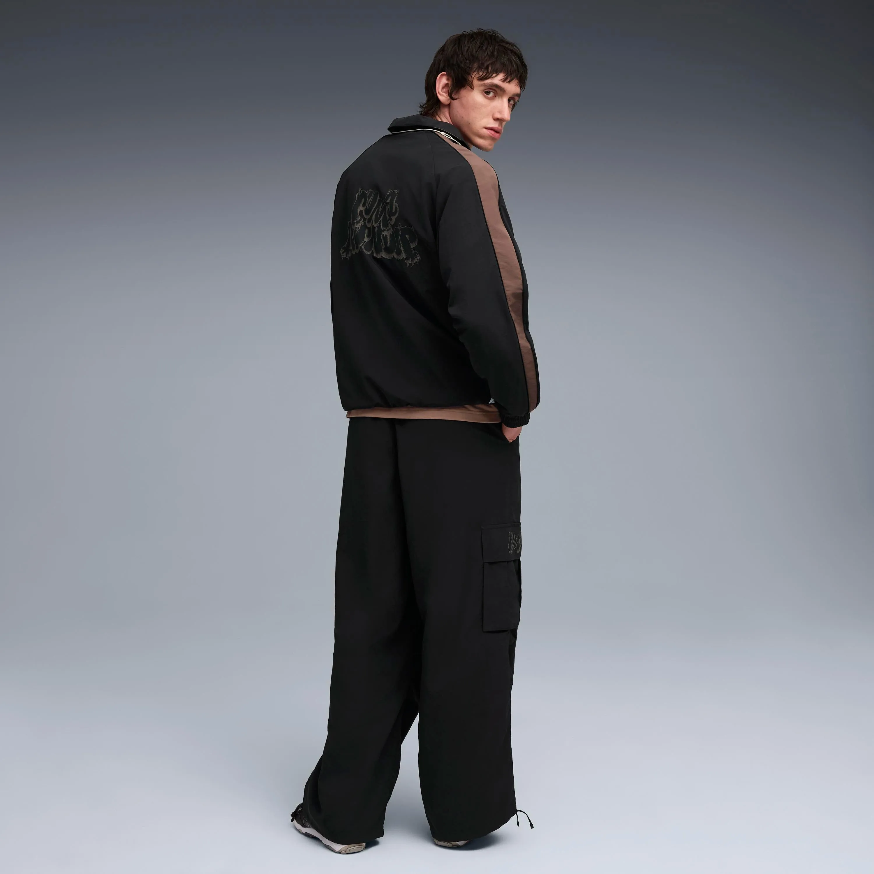 PUMA X RIPNDIP T7 Oversized Track Jacket (Puma Black) sold by Ripndip product image thumbnail 3