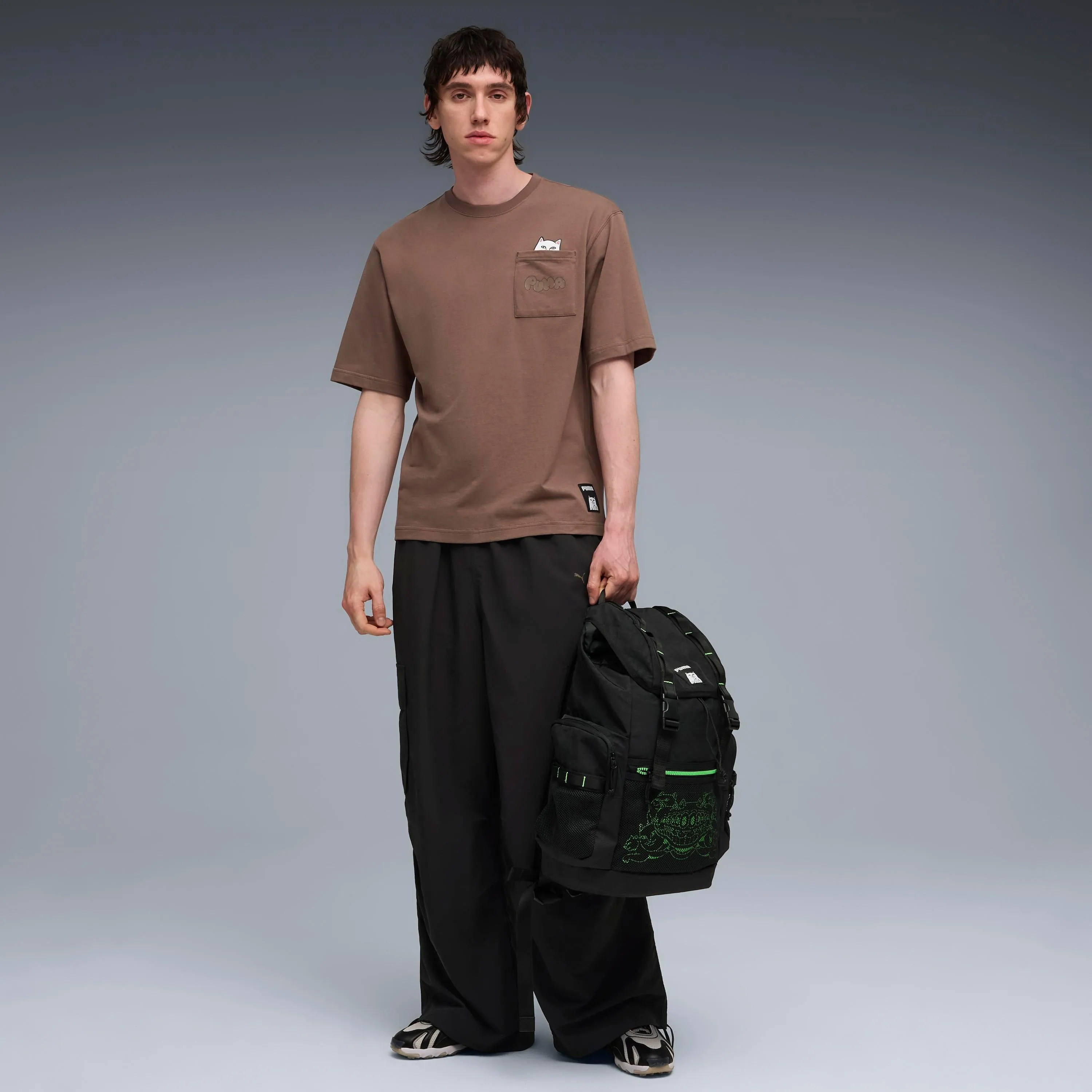 PUMA X RIPNDIP Lord Nermal Pocket Tee (Flat Bronze) sold by Ripndip product image thumbnail 4